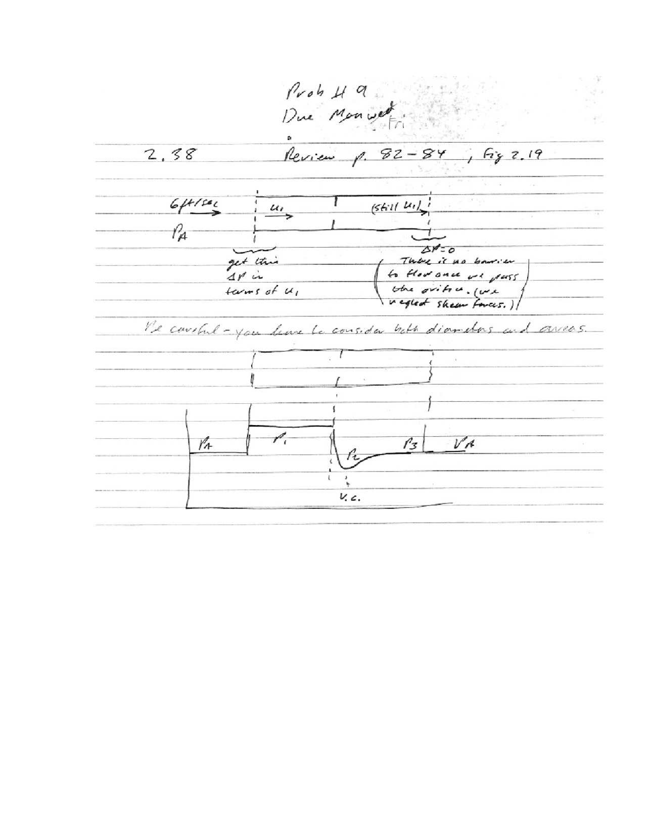 Homework 9 Solution | Fluid Transport | CHE 3114 | Papers Chemistry ...
