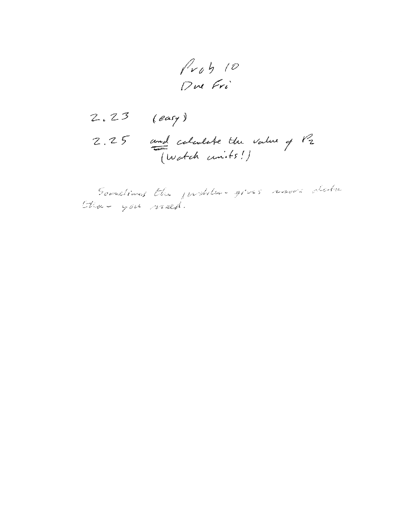Homework 8 Solutions Fluid Transport CHE 3114 Docsity