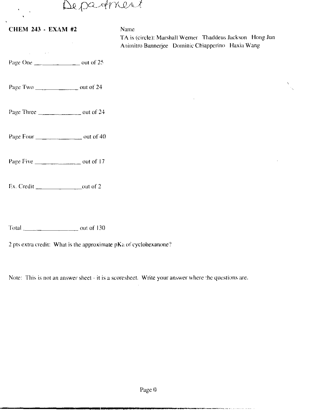 Exam 2 with Questions - Organic Chemistry II | CHEM 241 - Docsity