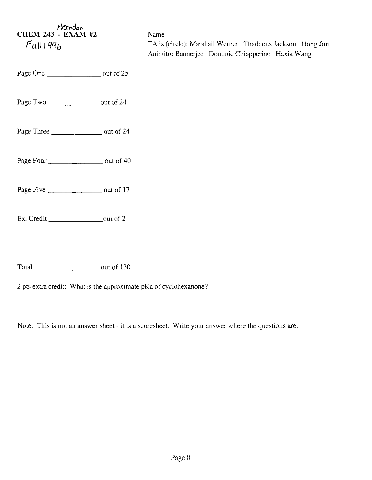 10 Questions of Organic Chemistry II - Exam 2 | CHEM 241 - Docsity
