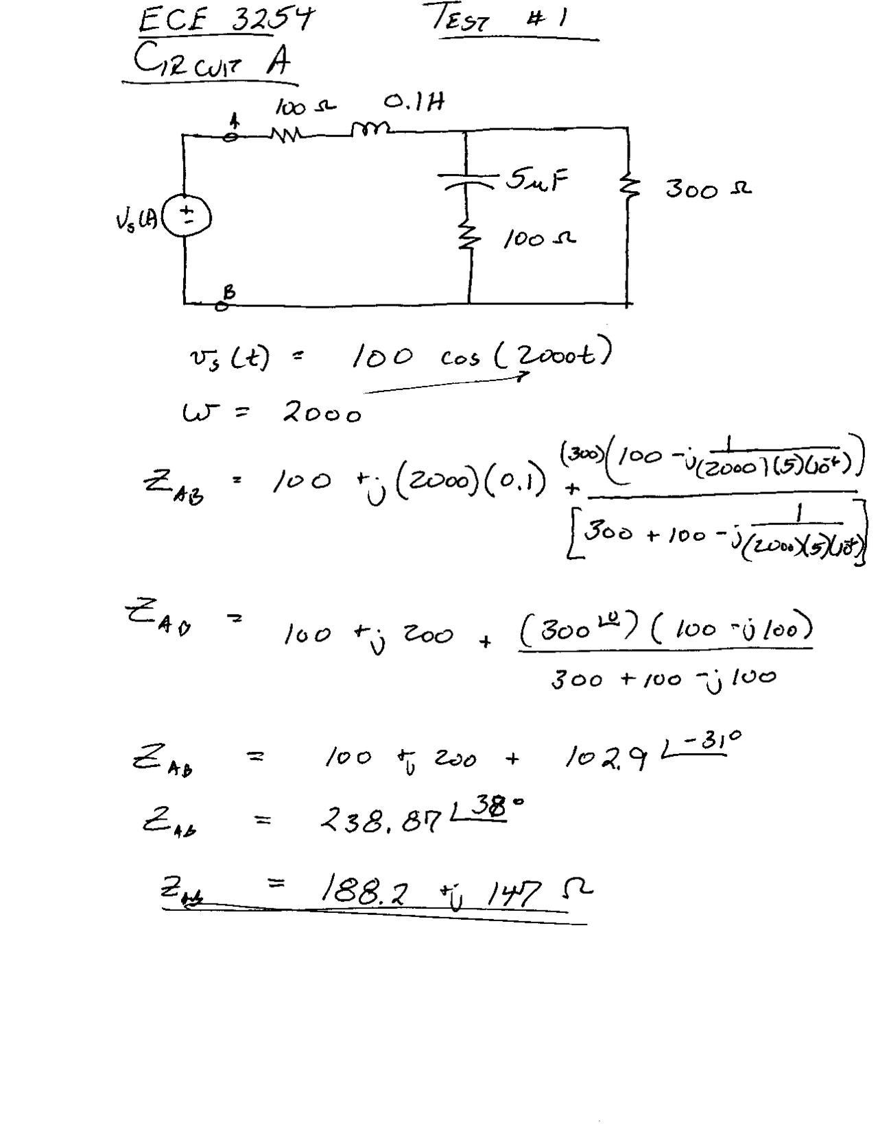 Practice Test 1 Solved - Industrial Electronics | ECE 3254 | Exams ...