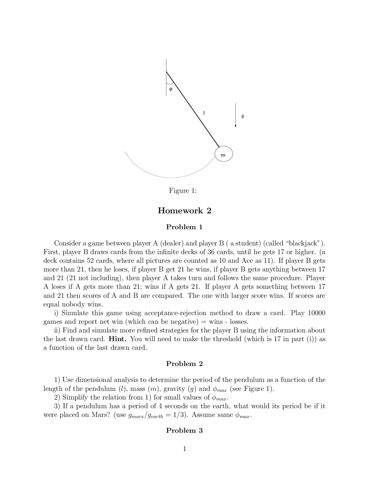 Mathematical Modelling Assignment 3 Solved Problems on the Math Modeling - Assignment 1 | MATH 442 - Docsity