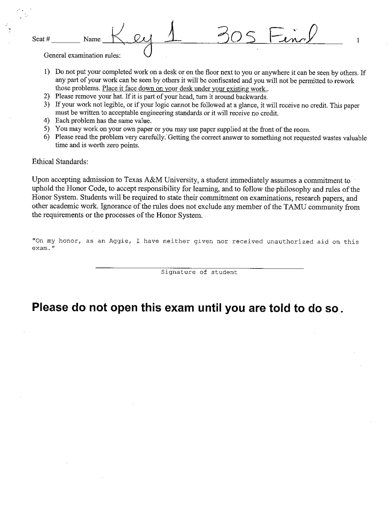 7 Problems with Solution of Mechanics of Materials - Exam | CVEN 305 ...