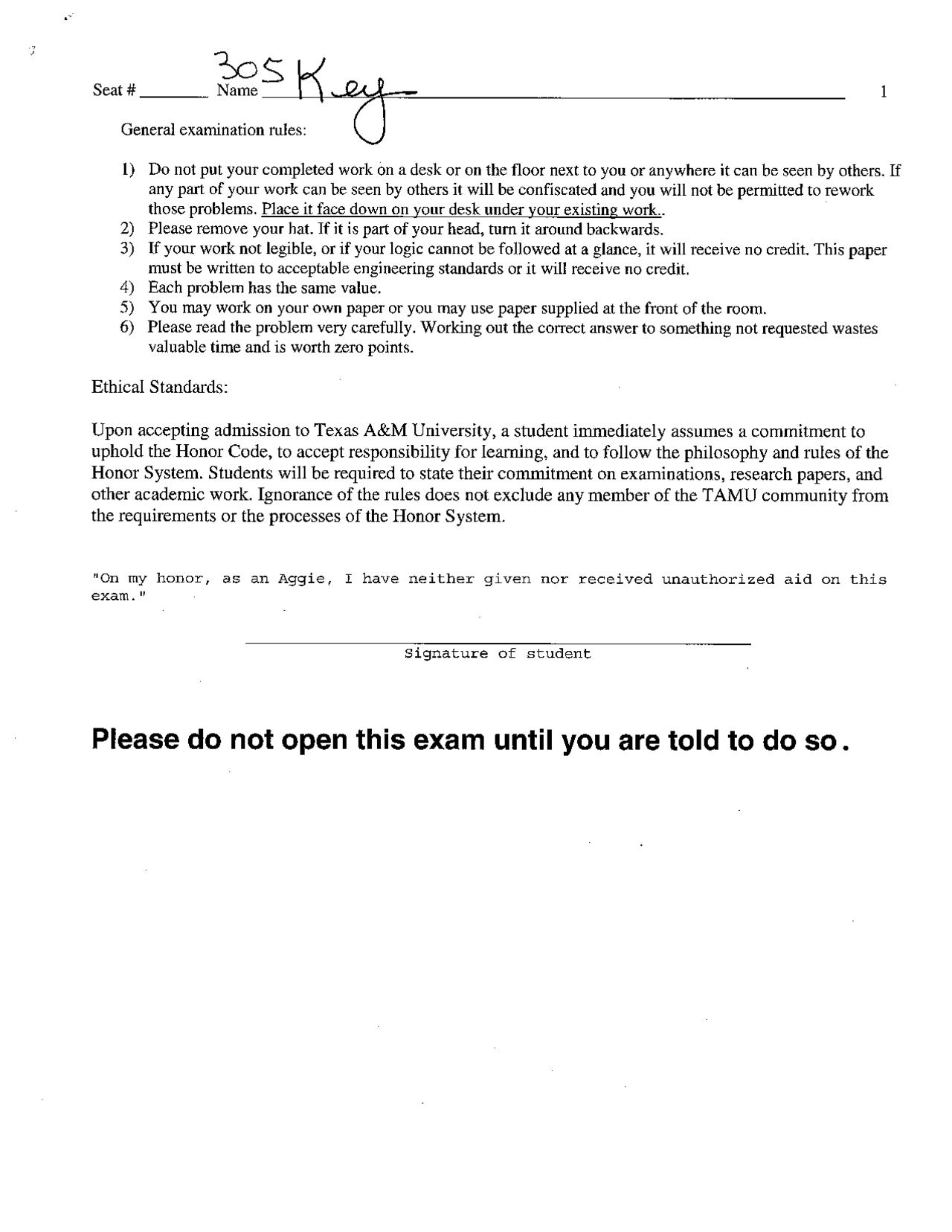 5 Problems with Solution of Mechanics of Materials - Exam | CVEN 305 ...