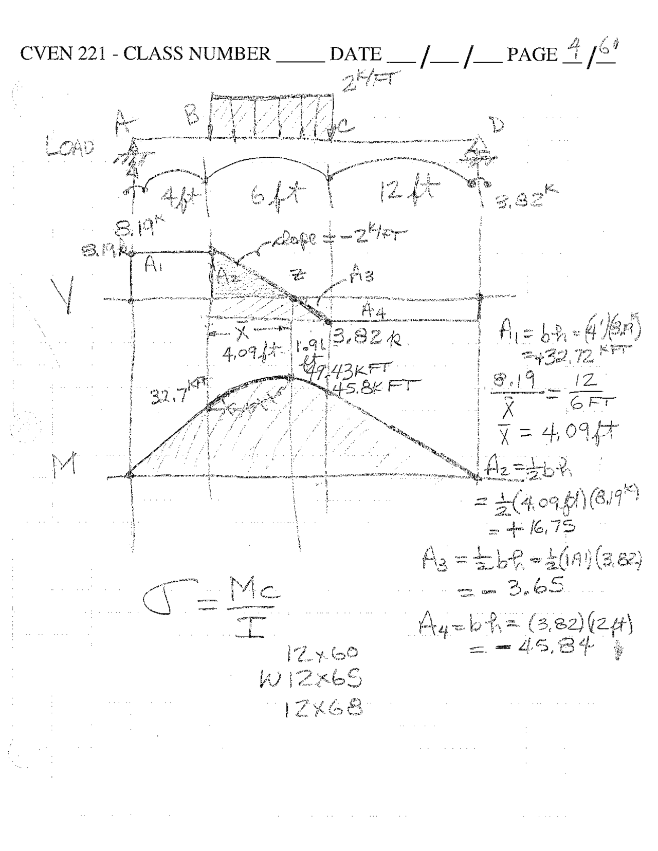 Solved Problems - Engineering Mechanics | CVEN 221 - Docsity
