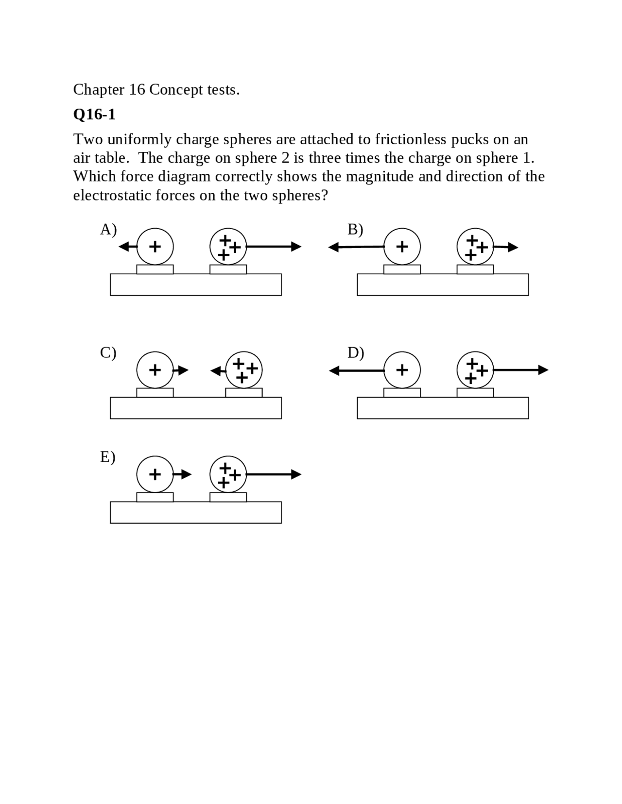 Concept Test Quiz Questions - General Physics 2 | PHYS 2020 - Docsity