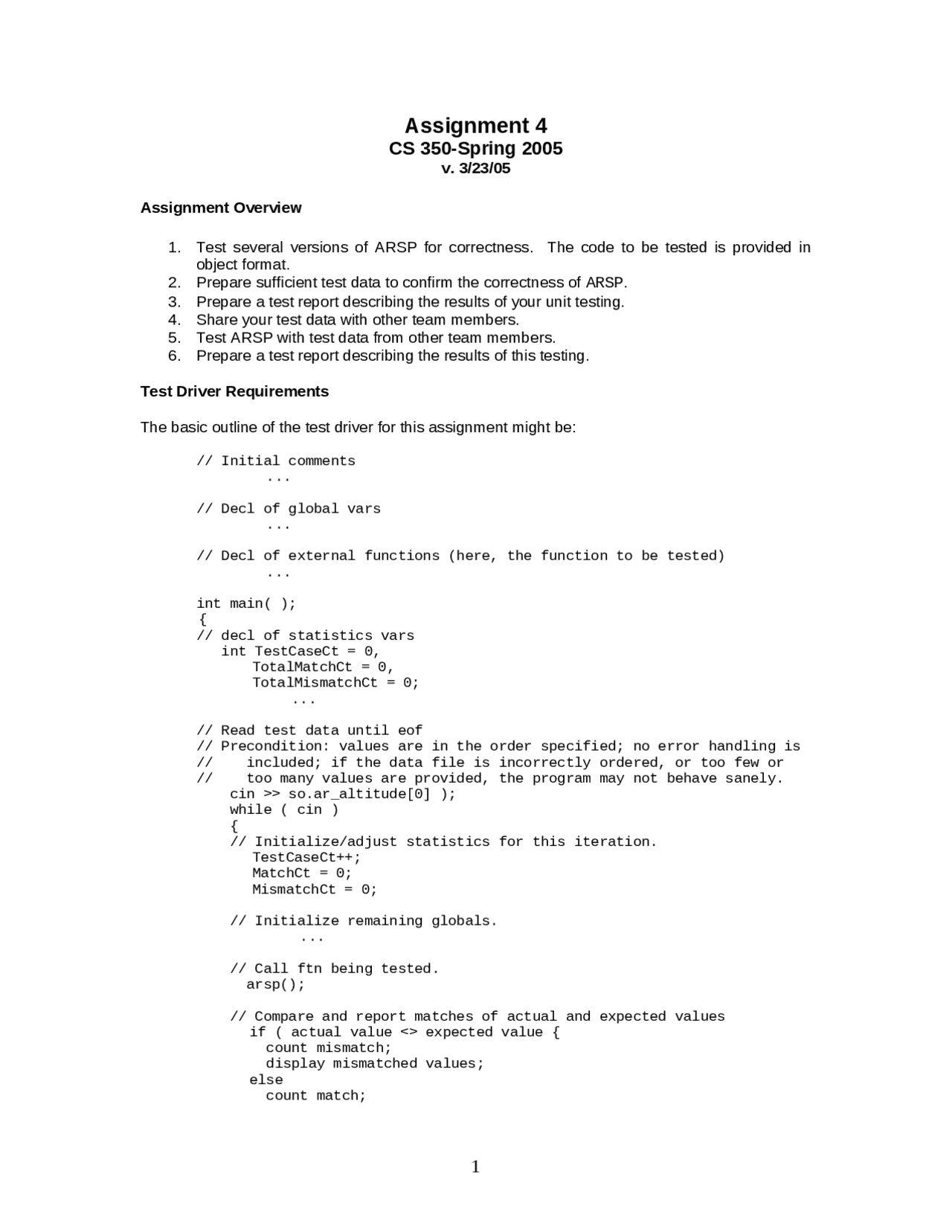 Assignment 4 Review for Exam - Introduction to Software Engineering ...
