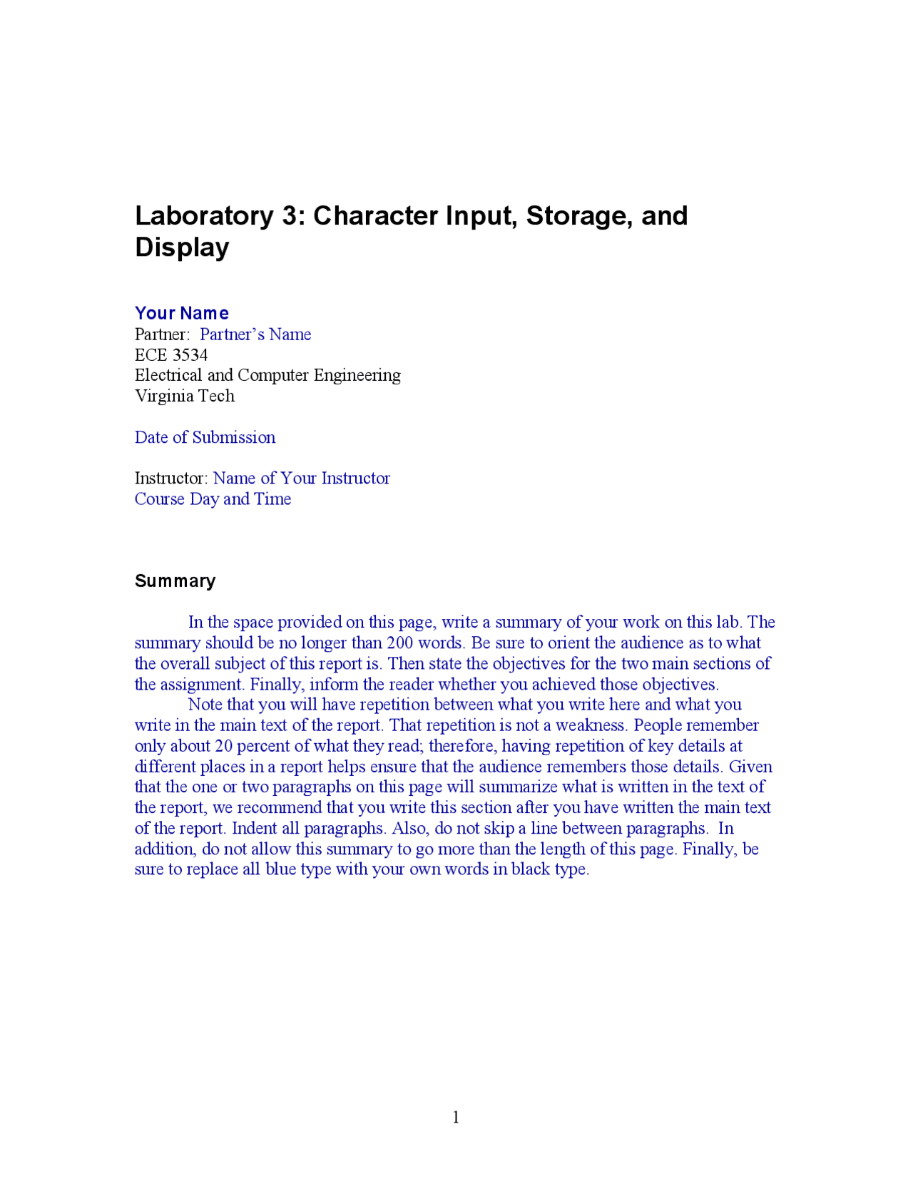 Character Input, Storage, and Display - Microprocessor System Design ...