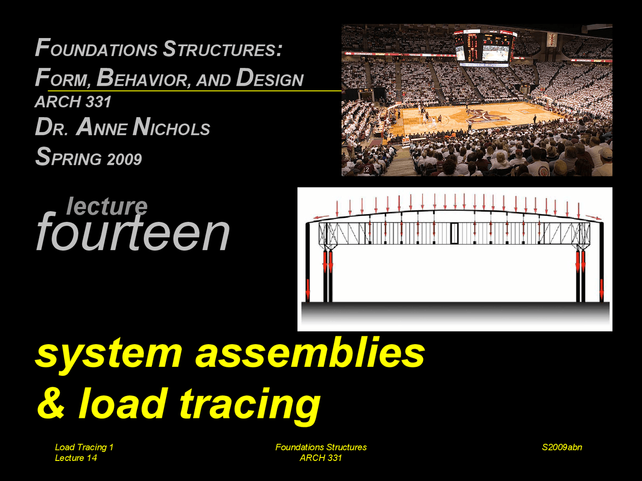 Load Tracing Examples Structures System Assemblies and Load Tracing | Architecture Structures | ARCH 331 ...
