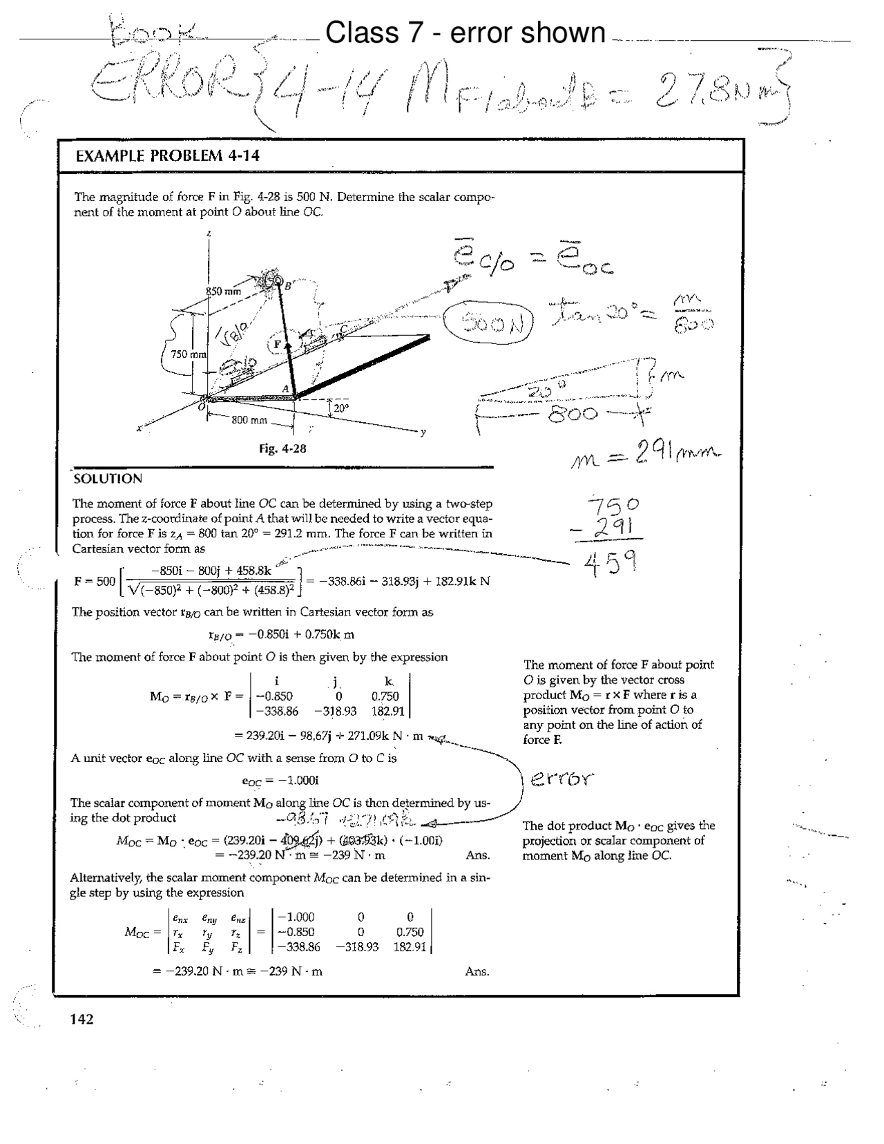 Engineering Mechanics: Statics - Problems with Solutions | CVEN 221 ...