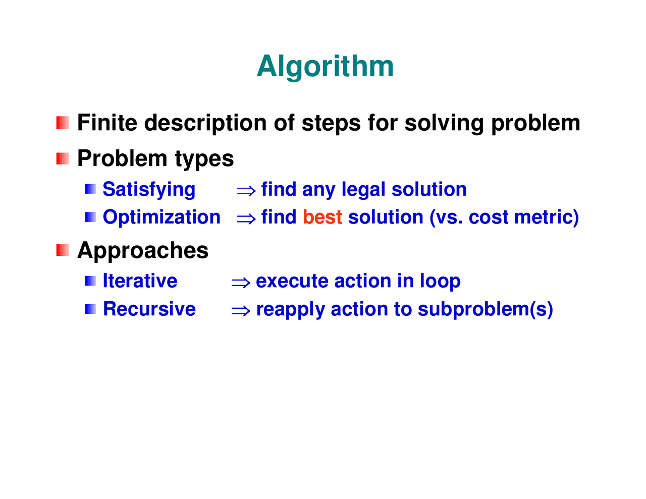 Algorithmic - Object-Oriented Programming II - Notes | CMSC 132 - Docsity