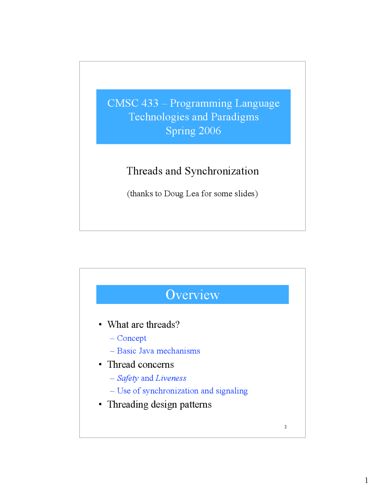 Java Threads & Synchronization: Concepts, Patterns, & Performance ...