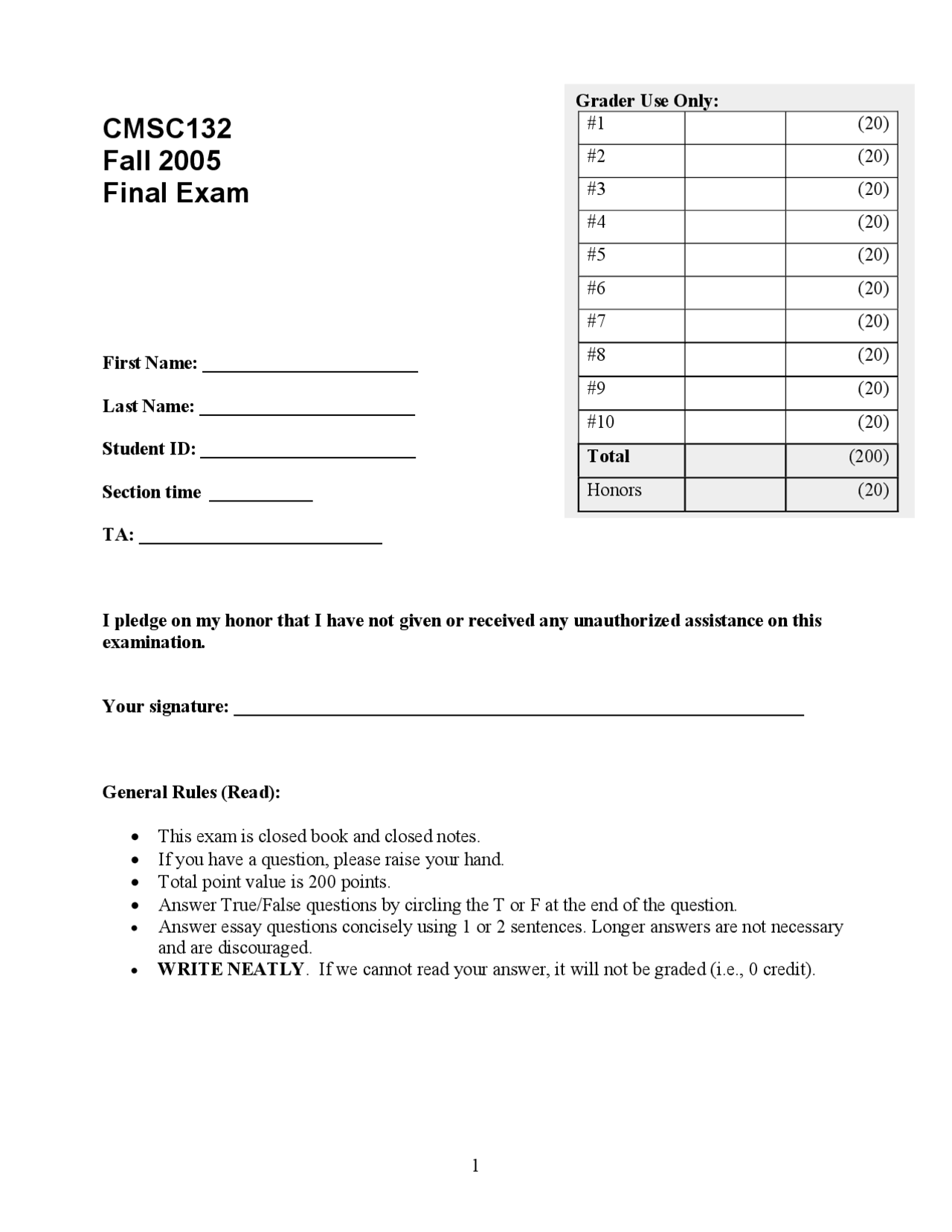 10 Solved Problems on Object-Oriented Programming II - Final Exam ...