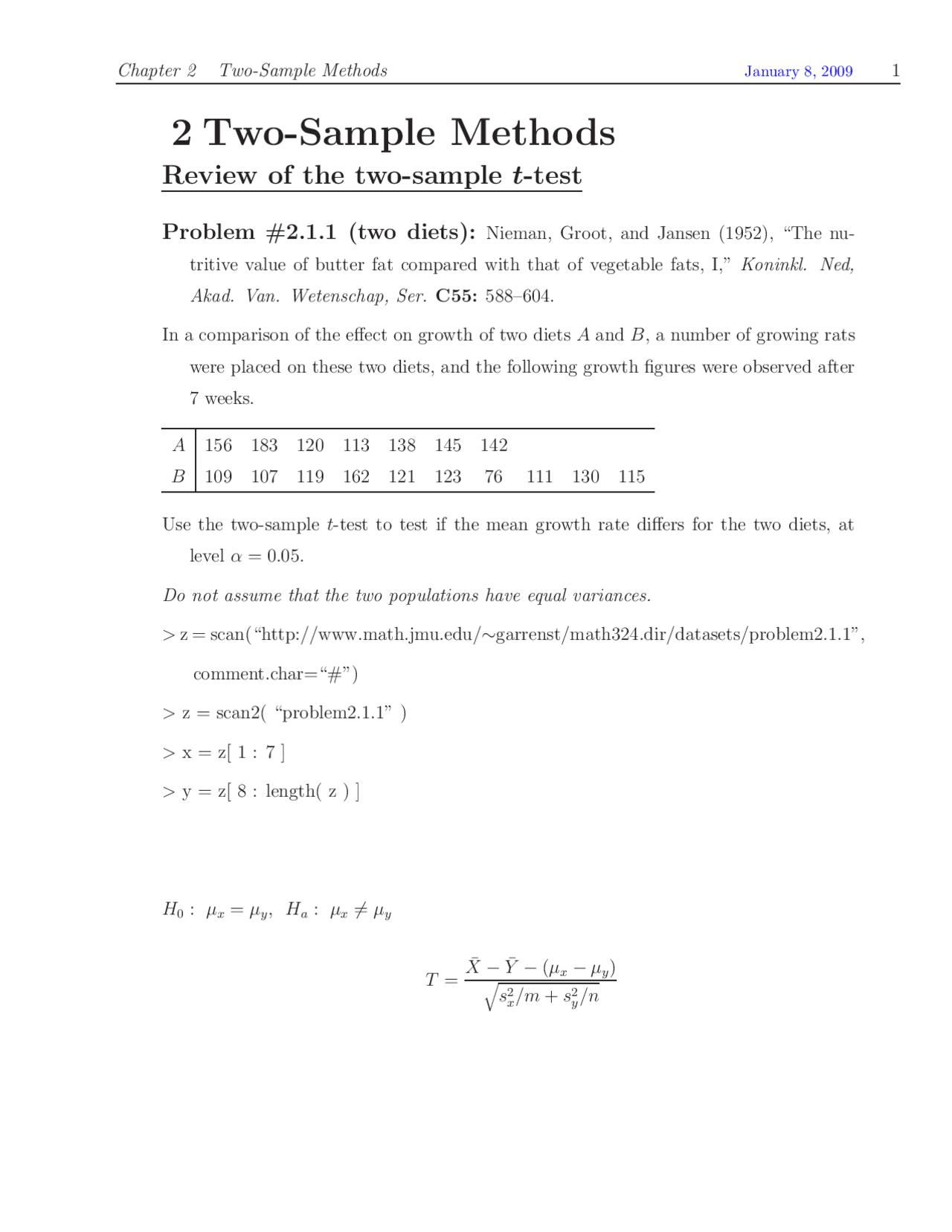 Two Sample Methods - Applications of Nonparametric Statistics | MATH ...