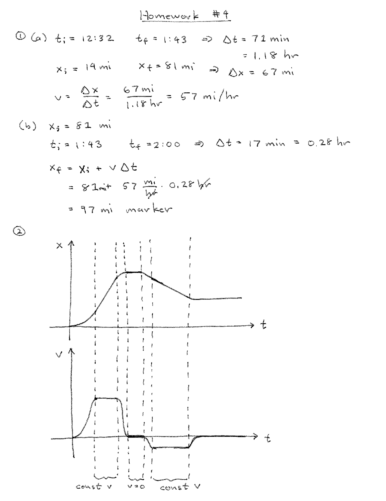 Physics Homework Help Solved Problems on Contemporary Physics - Homework 4 | PHYS 101 - Docsity