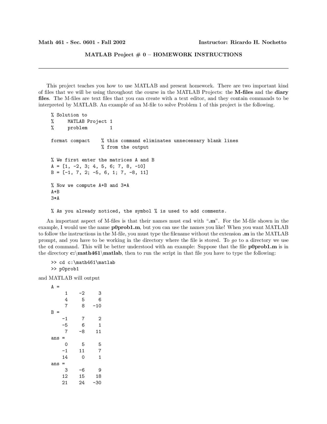 computer science notes - algorithms - computer science... MATLAB Project - Homework | Linear Algebra for Science and Engineering ...