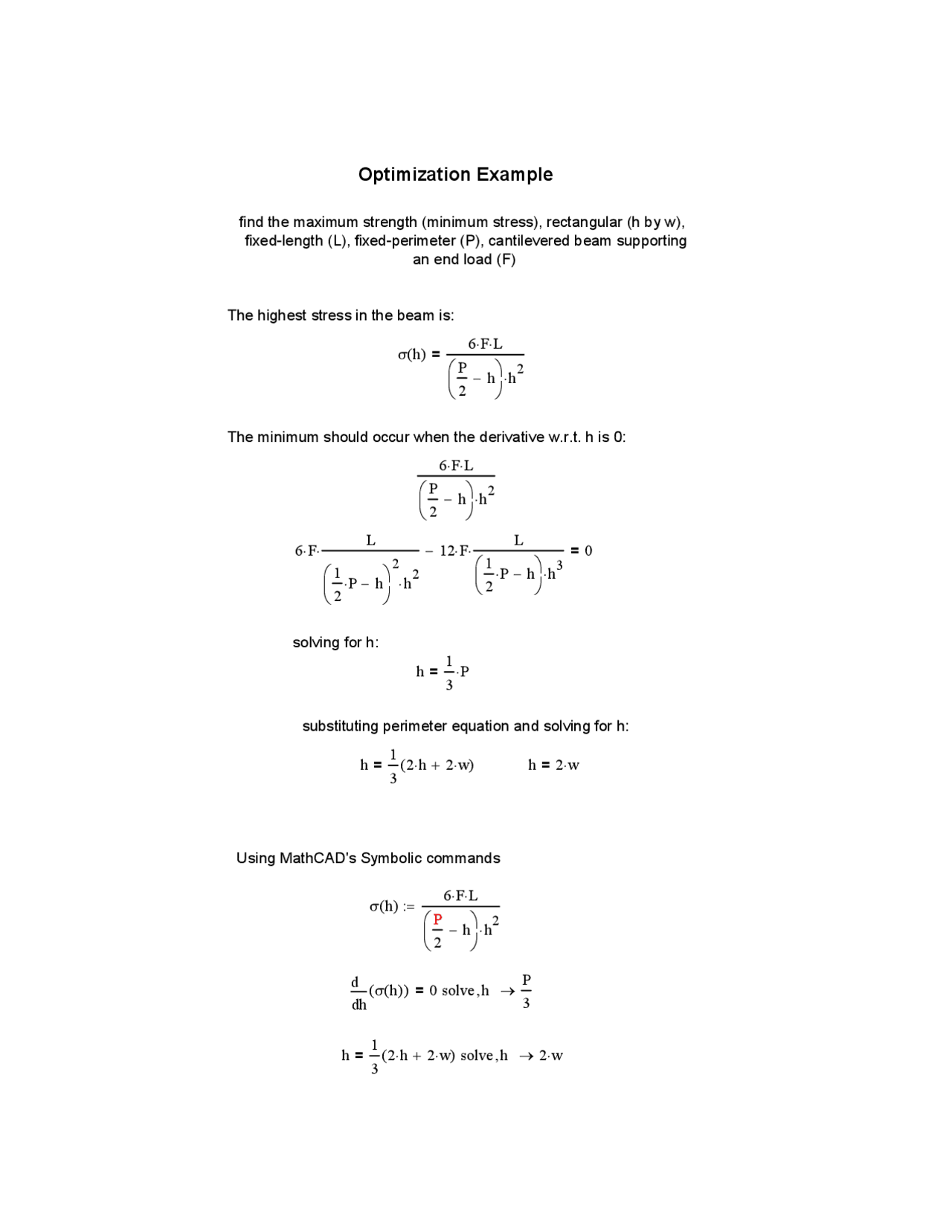 Notes on Optimization - Mechanical Engineering Problem Solving | MECH ...