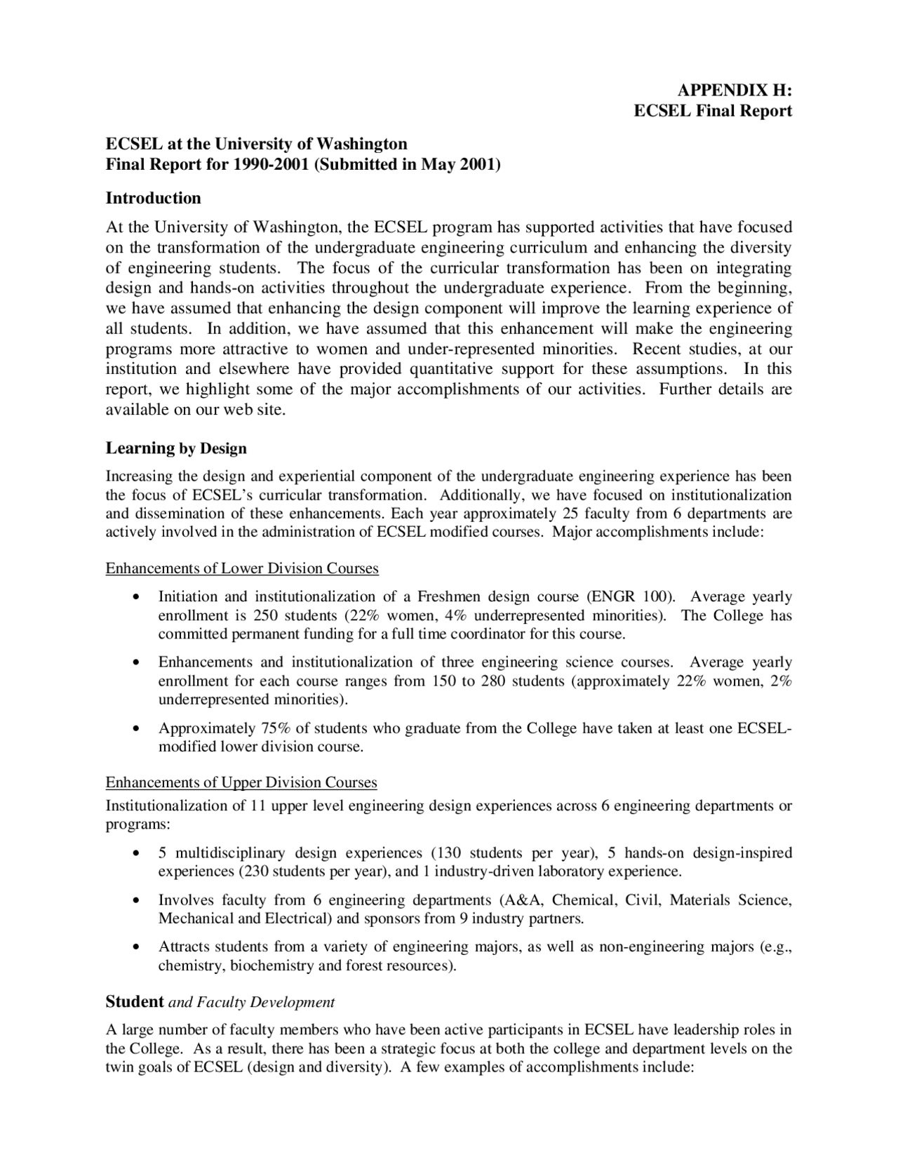 Engineering Design Report Introduction Example Final Report - Introduction to Engineering Design | ENGR 100 - Docsity