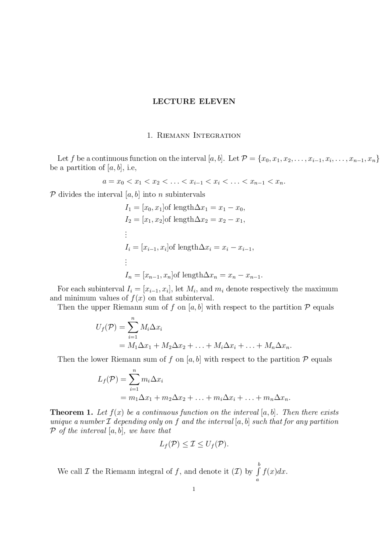 Calculus Lower Riemann Integration: Upper and Lower Sums, Midpoint Rule, and ...