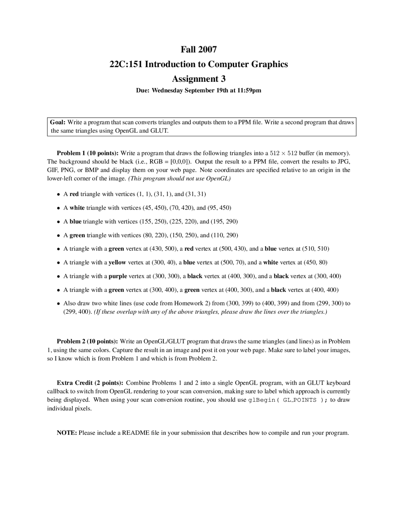 Assignment 3 for Computer Graphics - 2007 | 22C 151 | Assignments ...