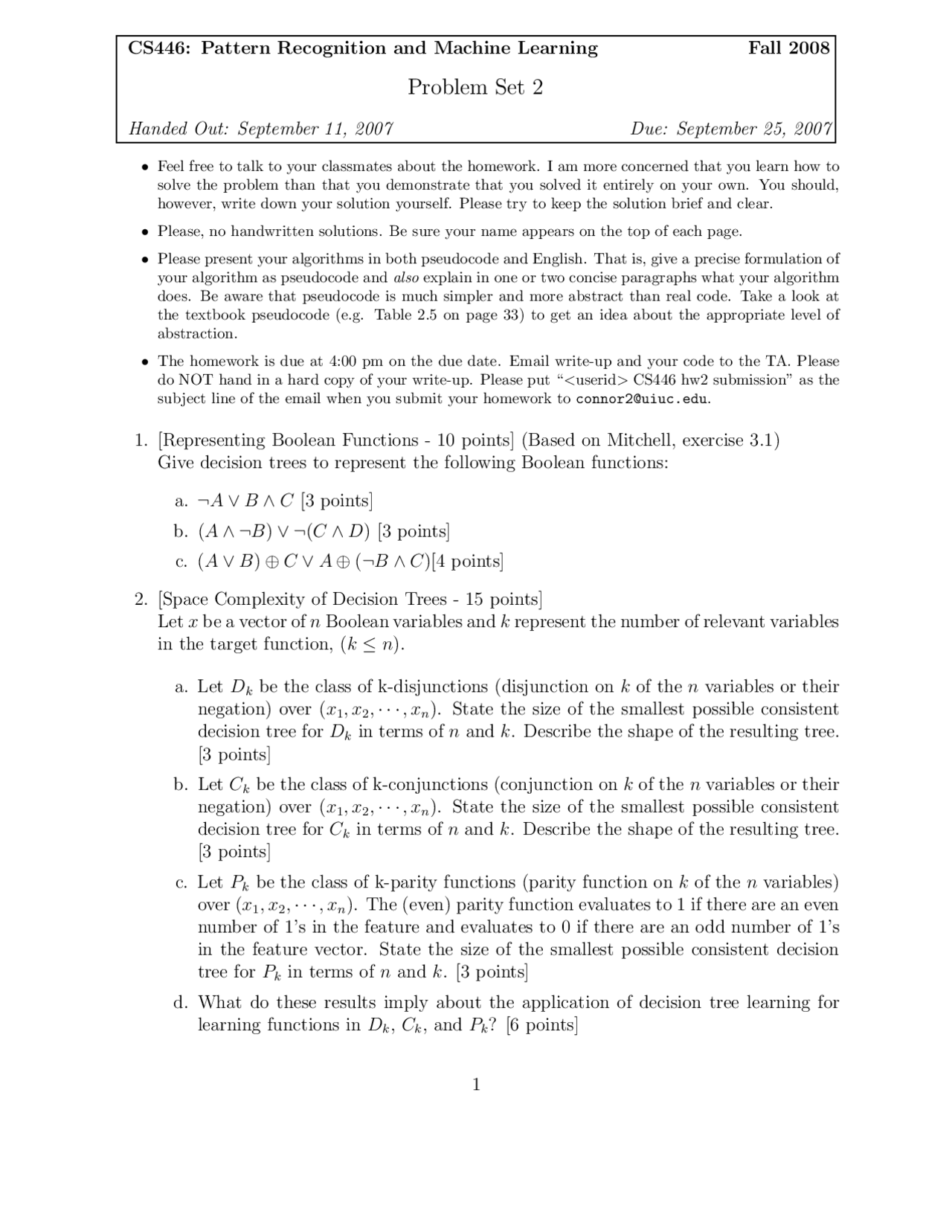 Pattern Recognition And Machine Learning Assignment 2 CS 446 Docsity pattern-recognition-and-machine-learning-assignment-2-cs-446-docsity
