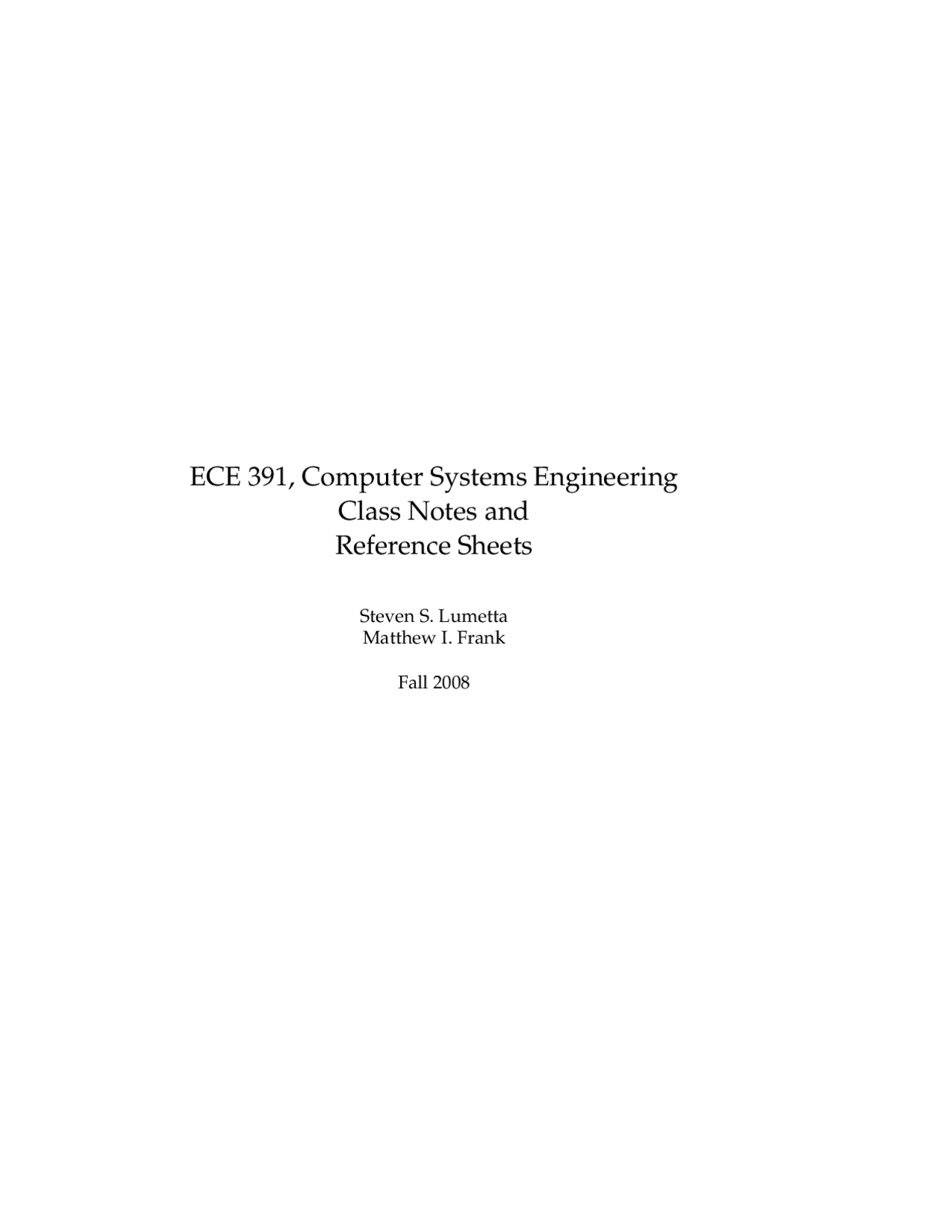 Ece 391 Uiuc - z8c77q1
