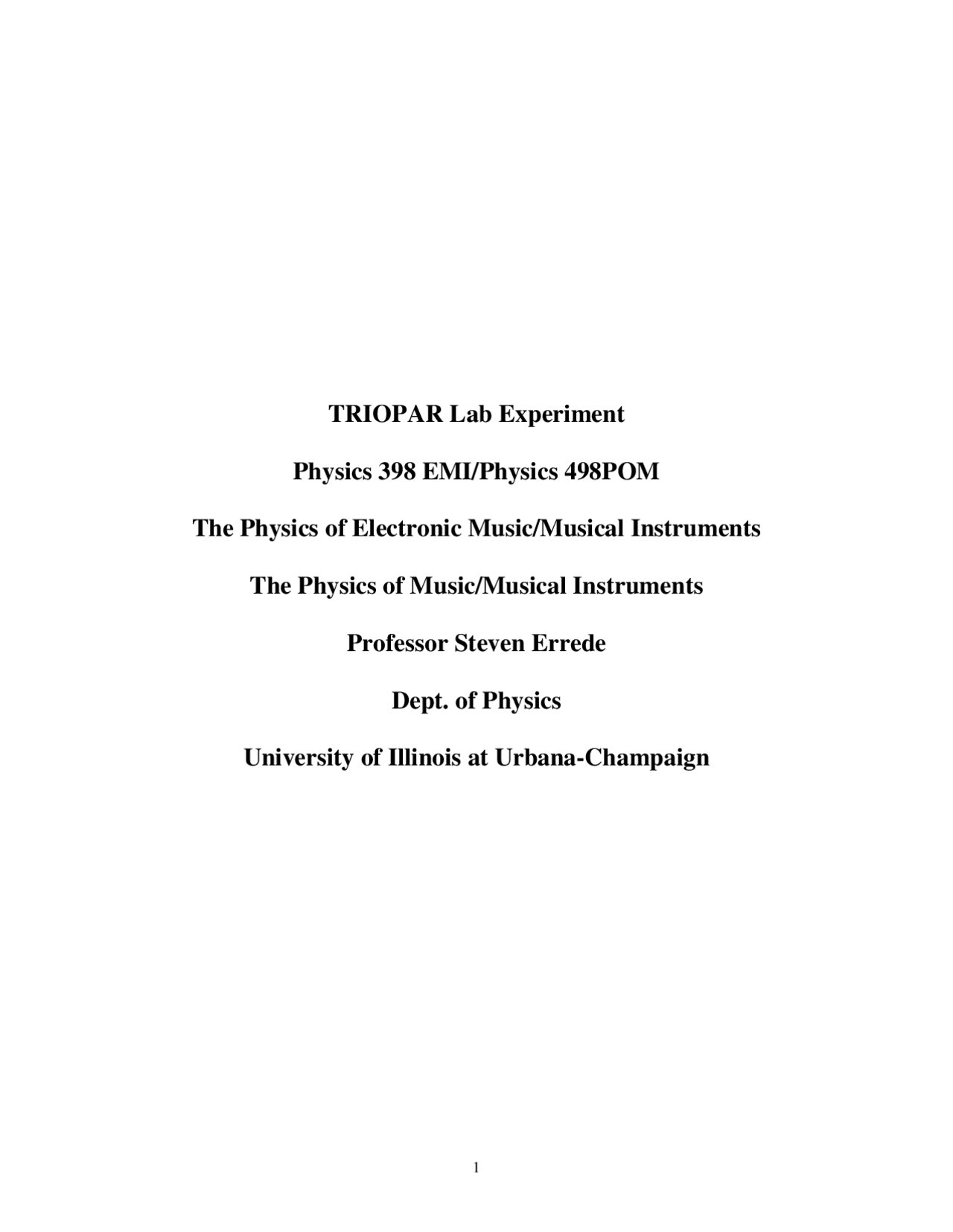 Vacuum Tube Operation Independent Study PHYS 199 Docsity