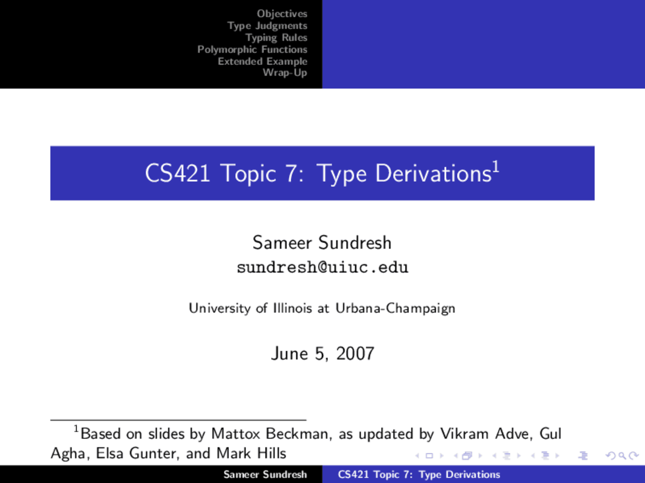 Lecture slides of types of Derivation -Programming Languages and ...