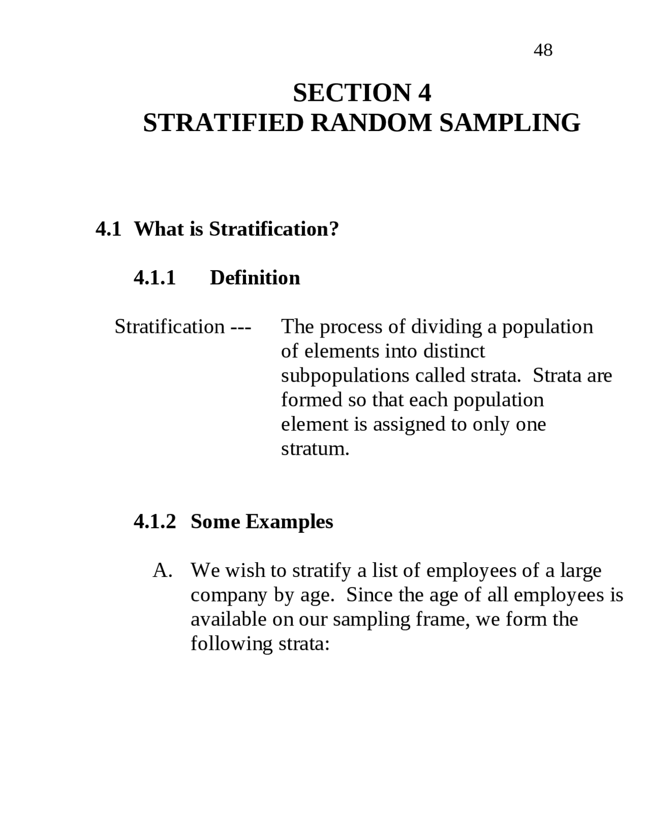 Stratified Random Sampling - Lecture Notes | BIOS 662 - Docsity