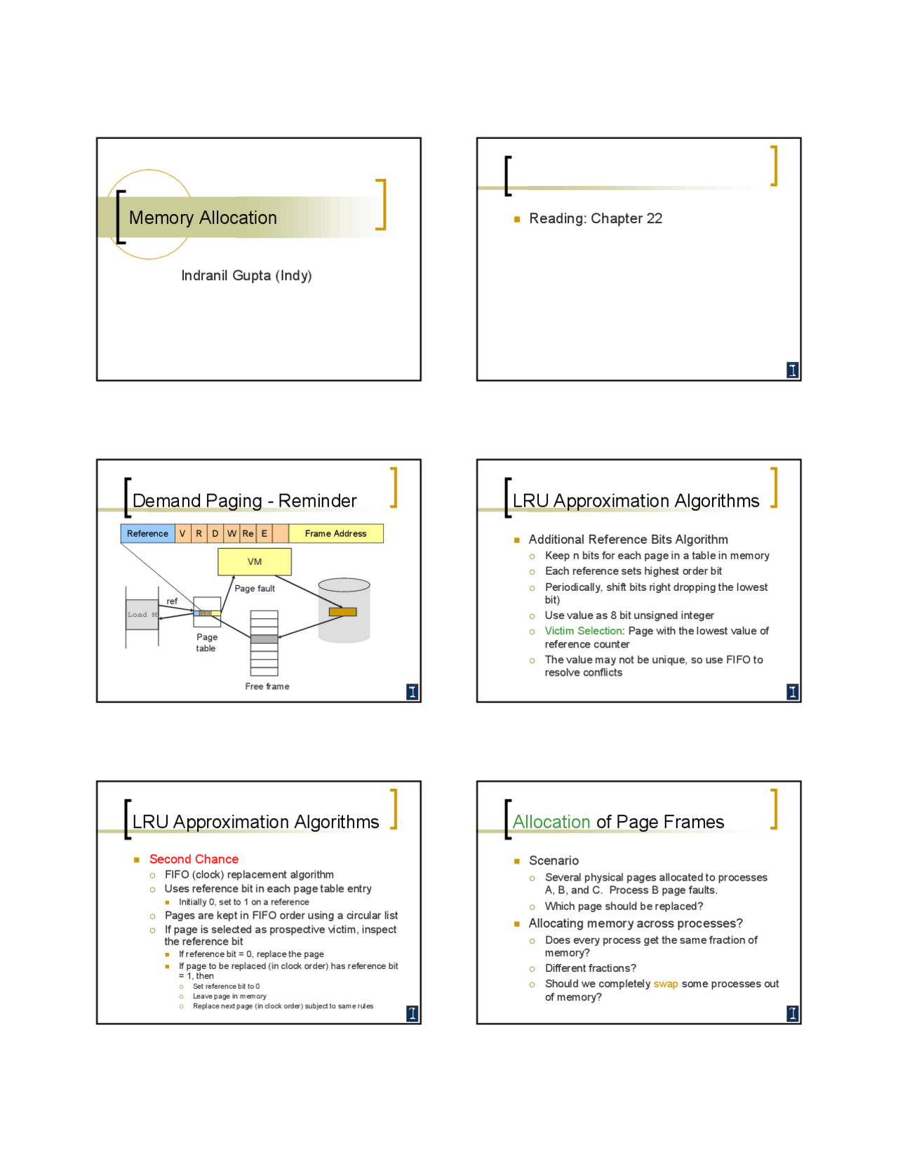 Memory Allocation - System Programming - Lecture Slides | CS 241 - Docsity