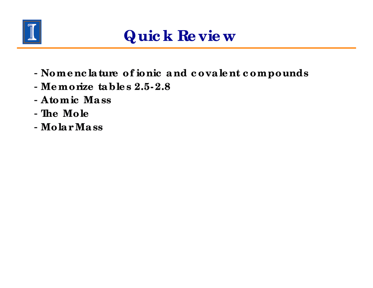 Nomenclature of ionic and covalent compounds - Lecture Slides | CHEM ...
