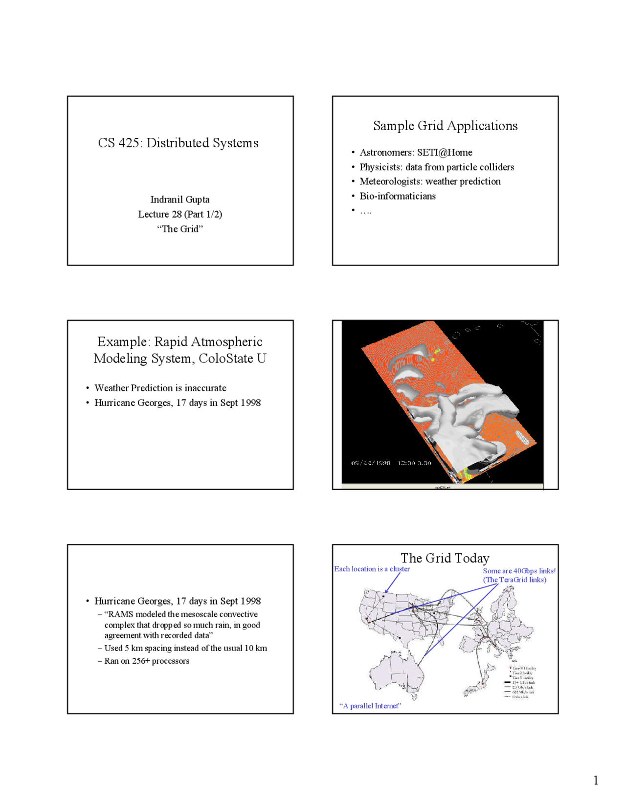 Distributed Systems - Lecture Slides | CS 425 - Docsity