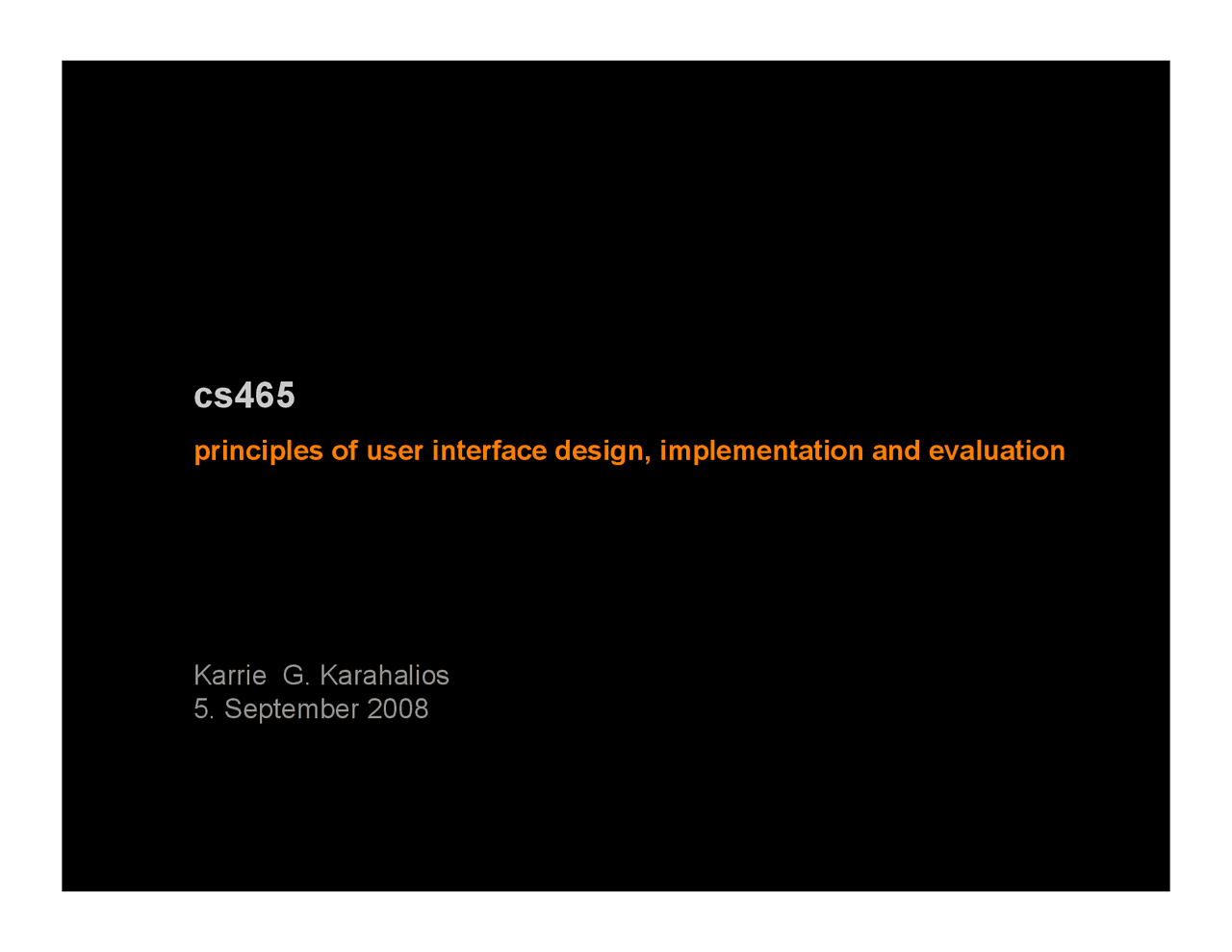 Principle of Using of interface design | CS 465 | Exams Software ...