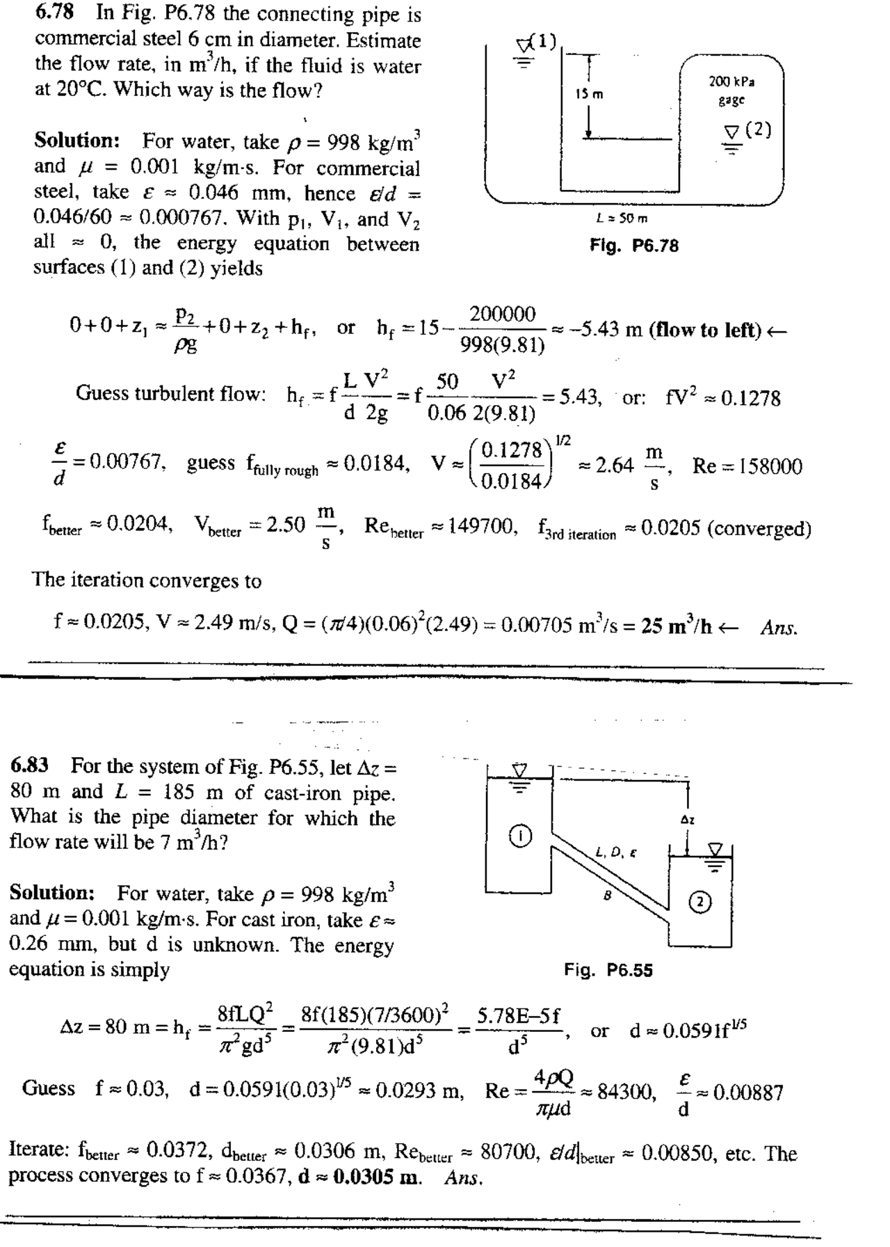 Mechanic Homework 5 Solved Problems on the Fluid Mechanics - Homework 5 | MAE 412 - Docsity