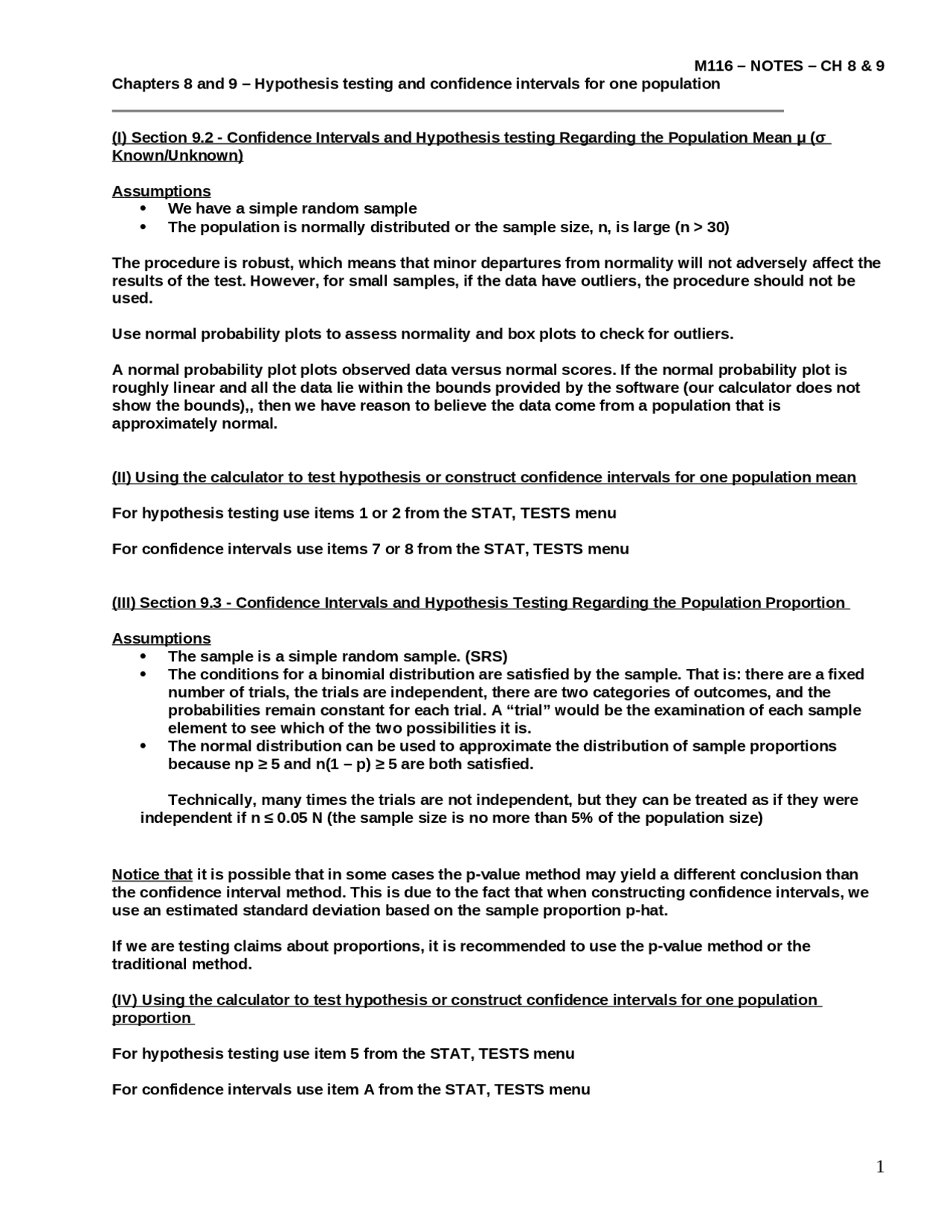 Hypothesis Testing and Confidence Interval | Elements of Statistics ...