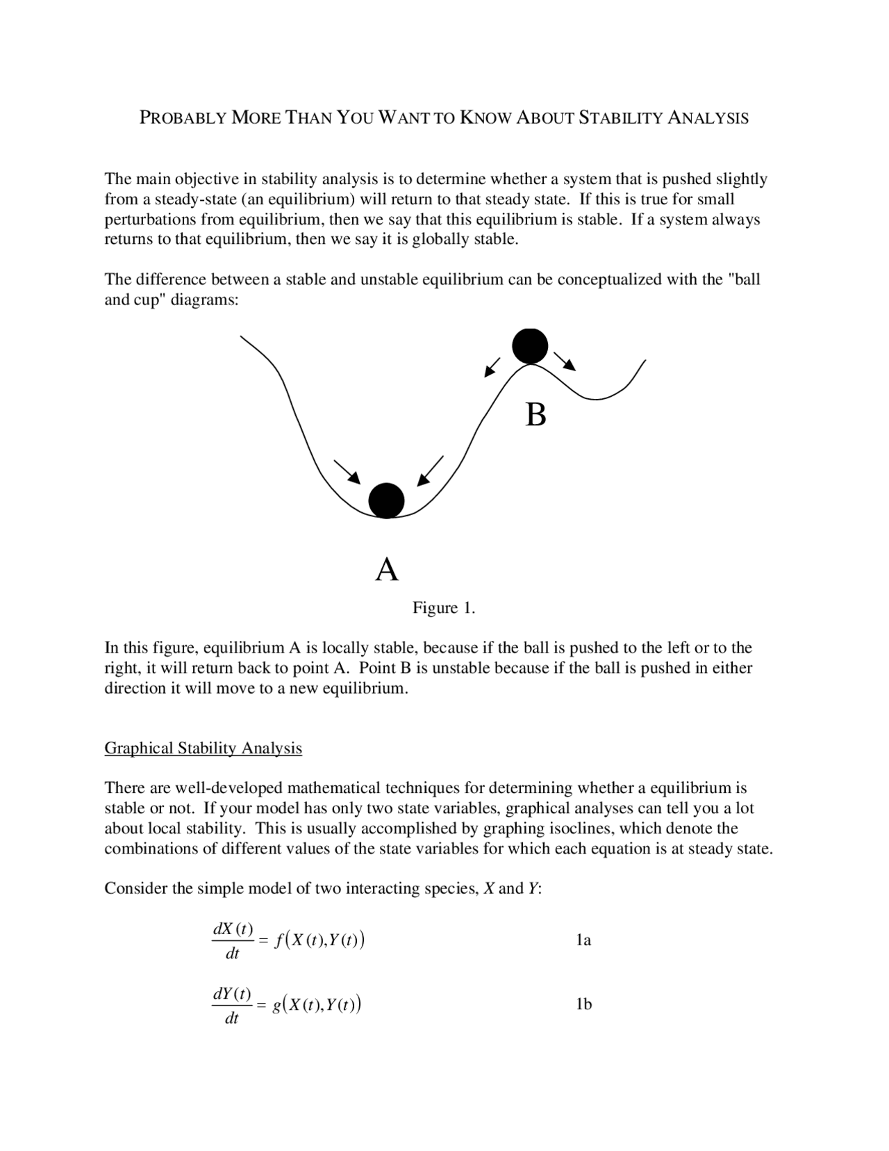 Stability Fish Probably More Than You Want to Know About Stability Analysis | FISH 497 ...
