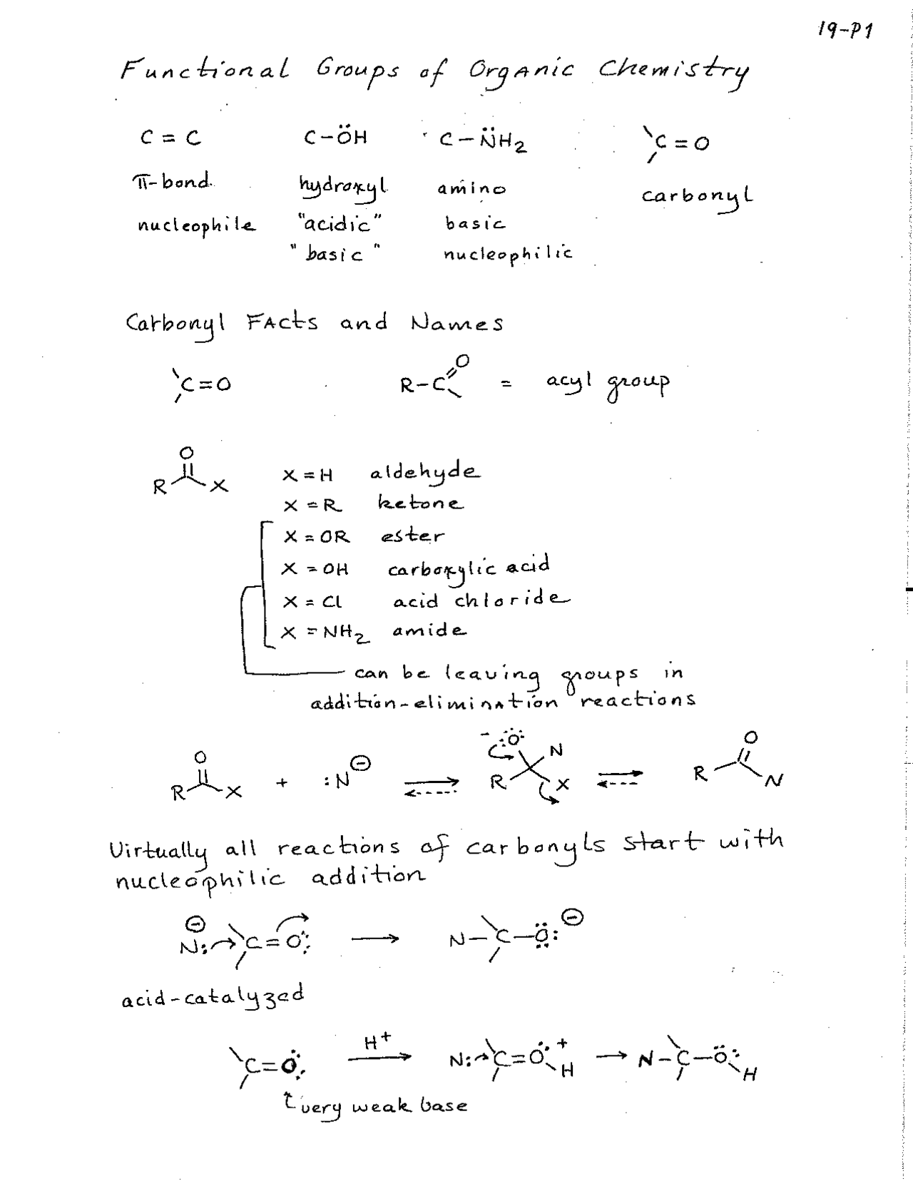 Functional Groups Notes Functional Group of Organic Chemistry - Notes | CHEM 238 - Docsity
