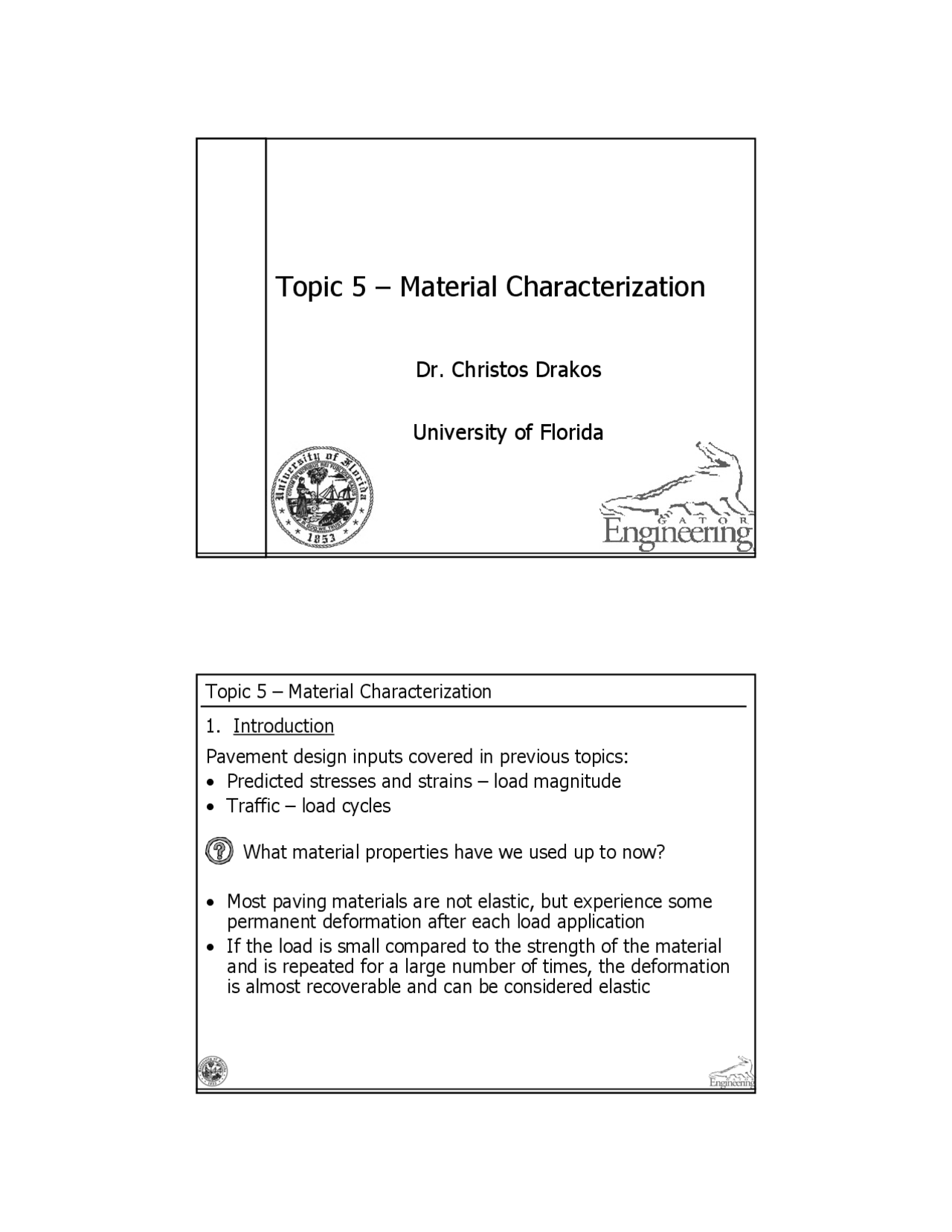 Introduction to Material Characterization TTE 4811 Docsity