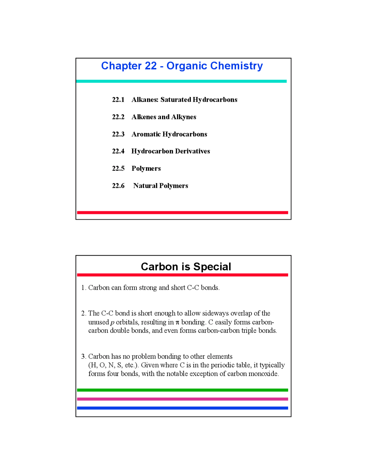Organic Chemistry - Carbon - General Chemistry | CHEM 162 - Docsity