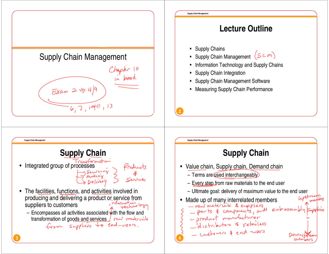 Operations and Supply Chain Management - Lecture Slides | BIT 3414 ...