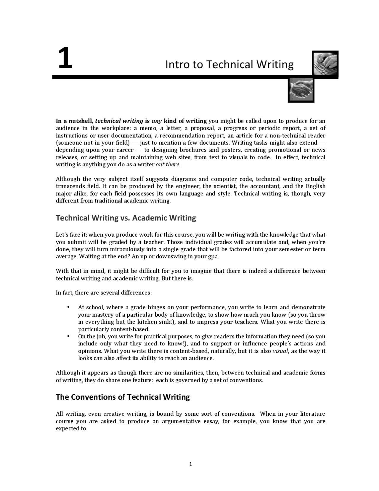 An Introduction to the Technical Writing - Study Guide | ENGL 3764 ...