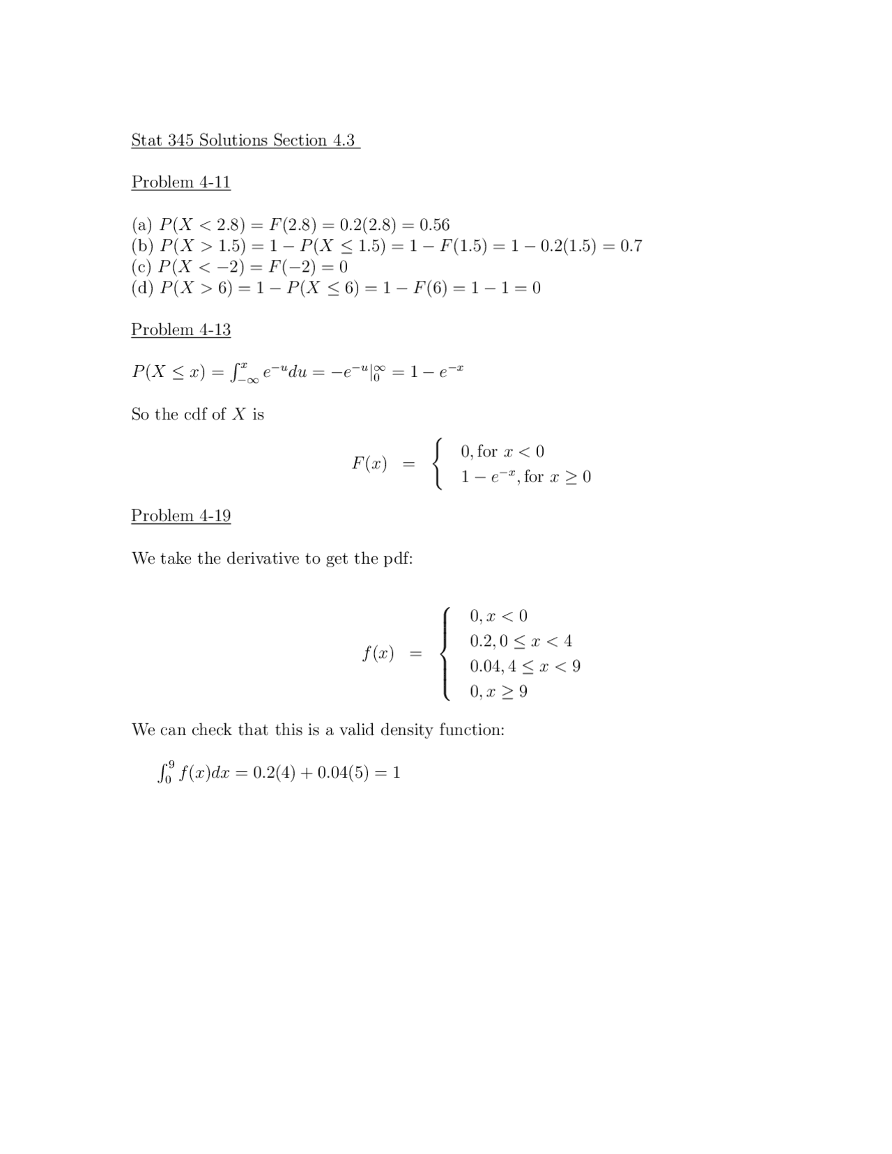 Elements Mathematical Statistics/Probability Theory - Problems Solved ...