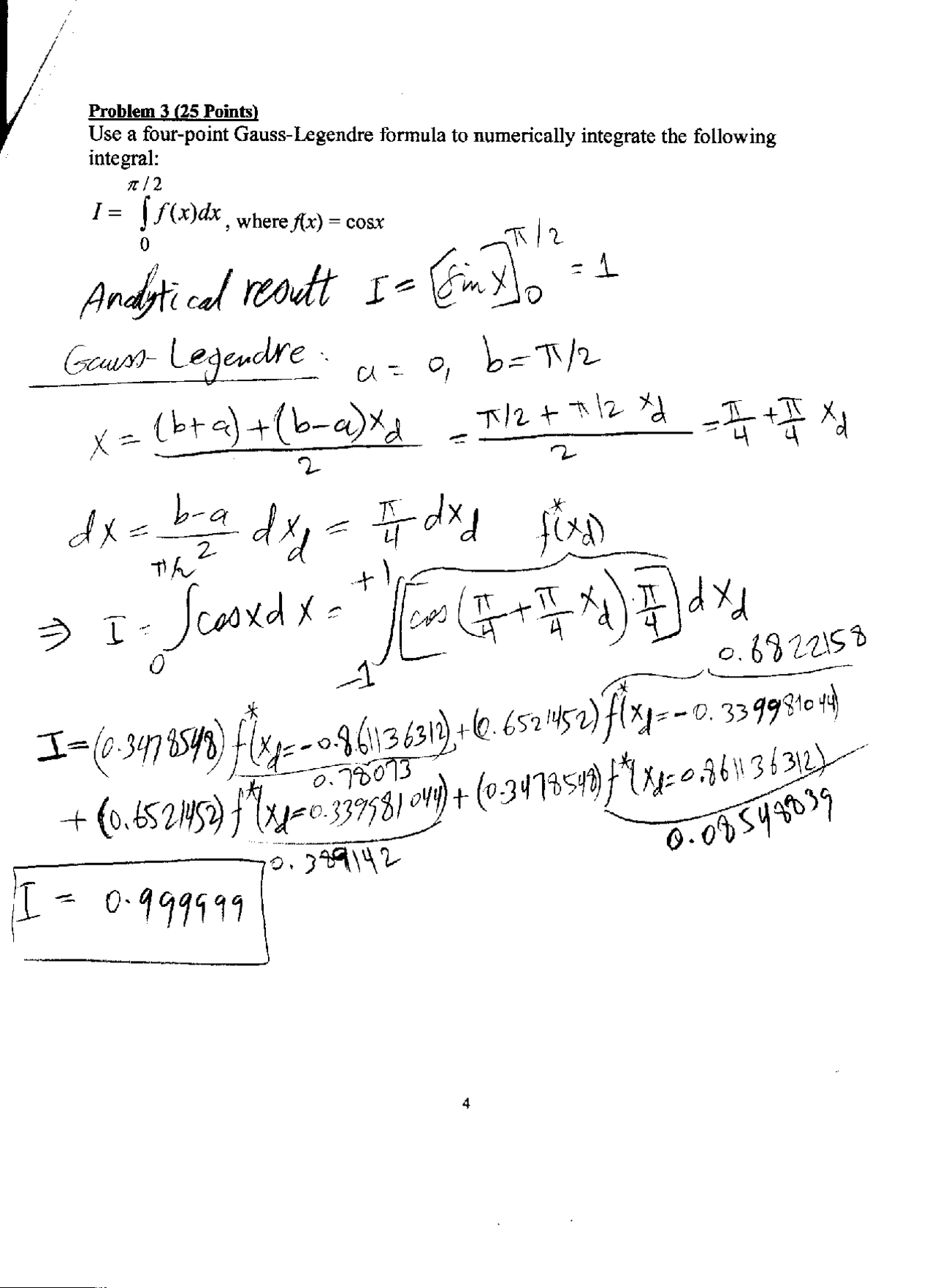 Numerical Methods in Mechanical Engineering - Exam 2 Solved Problem ...