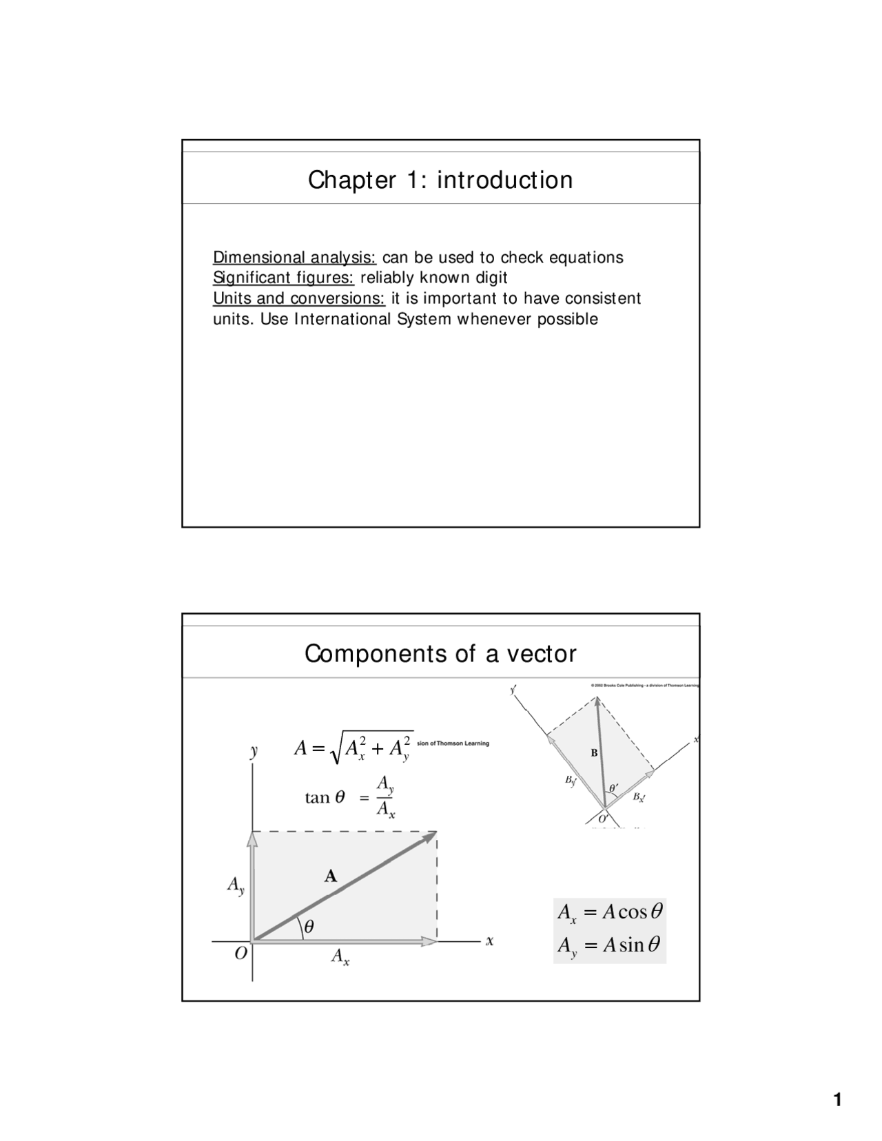 Dimensional Analysis, Significant Figures - Lecture Slides | PHY 231 ...