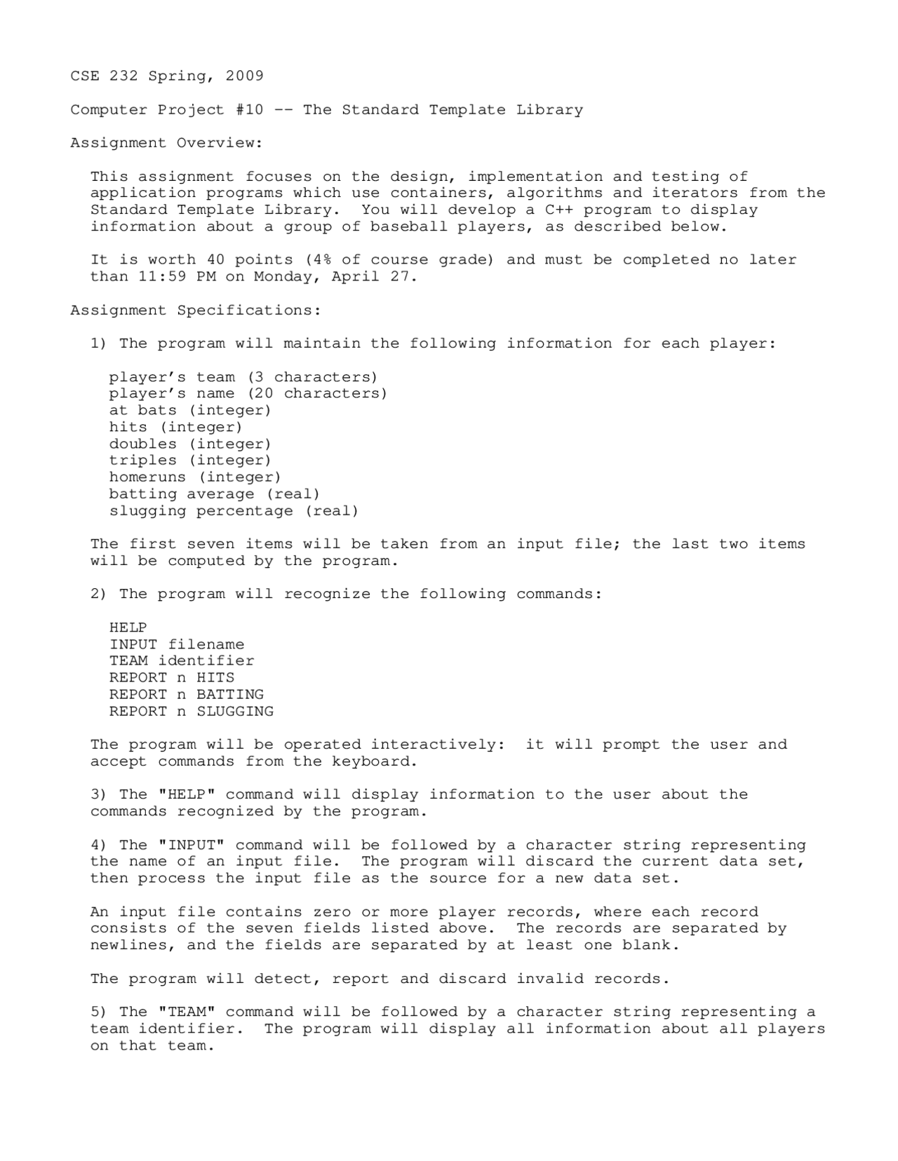 The Standard Template Library - Introduction to Programming II | CSE ...