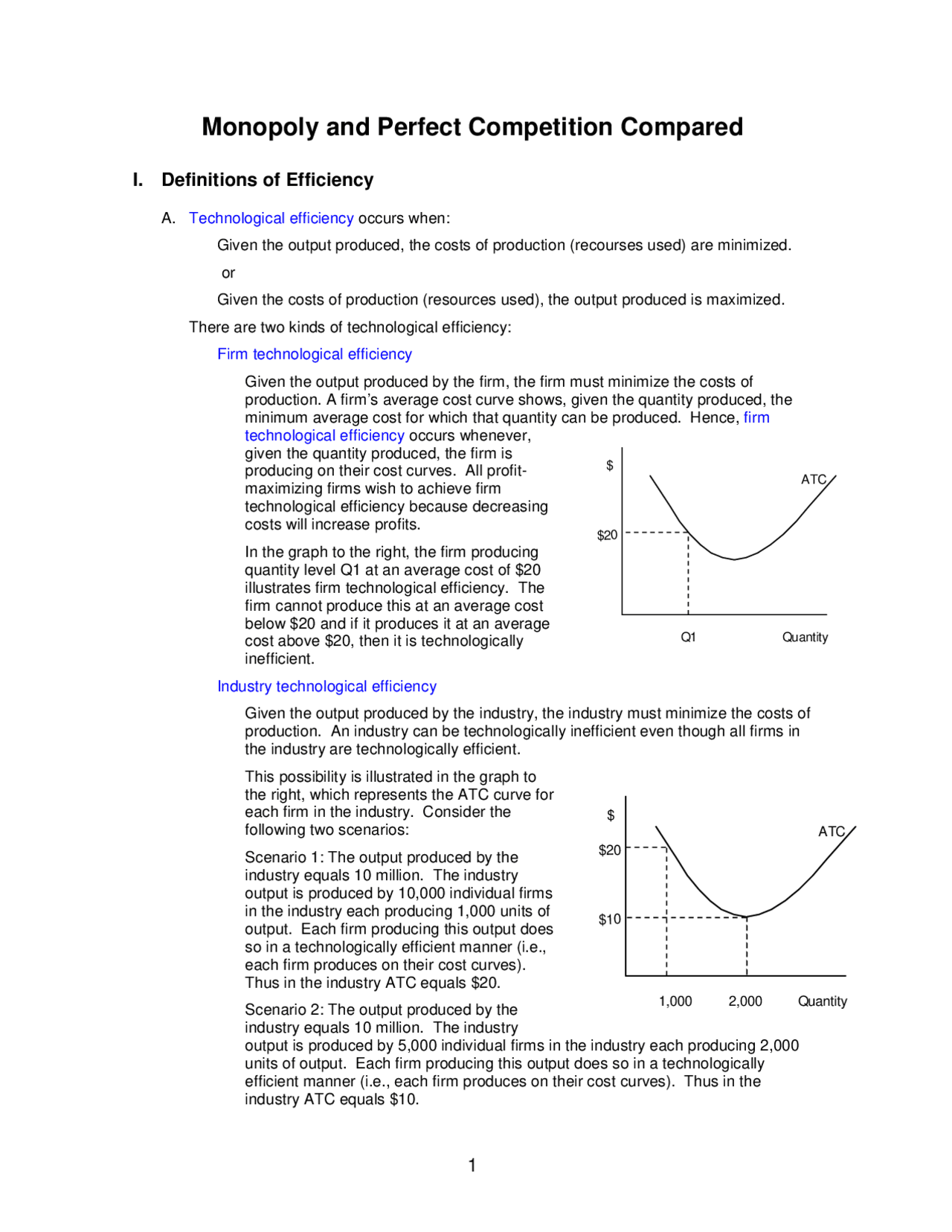 Monopoly and Perfect Competition Compared - Lecture Notes | ECO 165 ...
