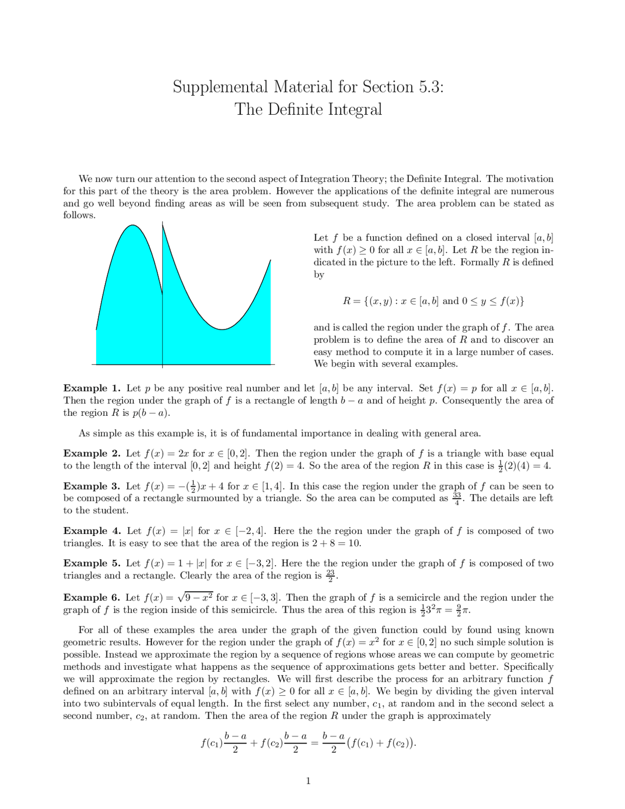 The Definite Integral: Finding the Area under a Curve - Prof. John ...