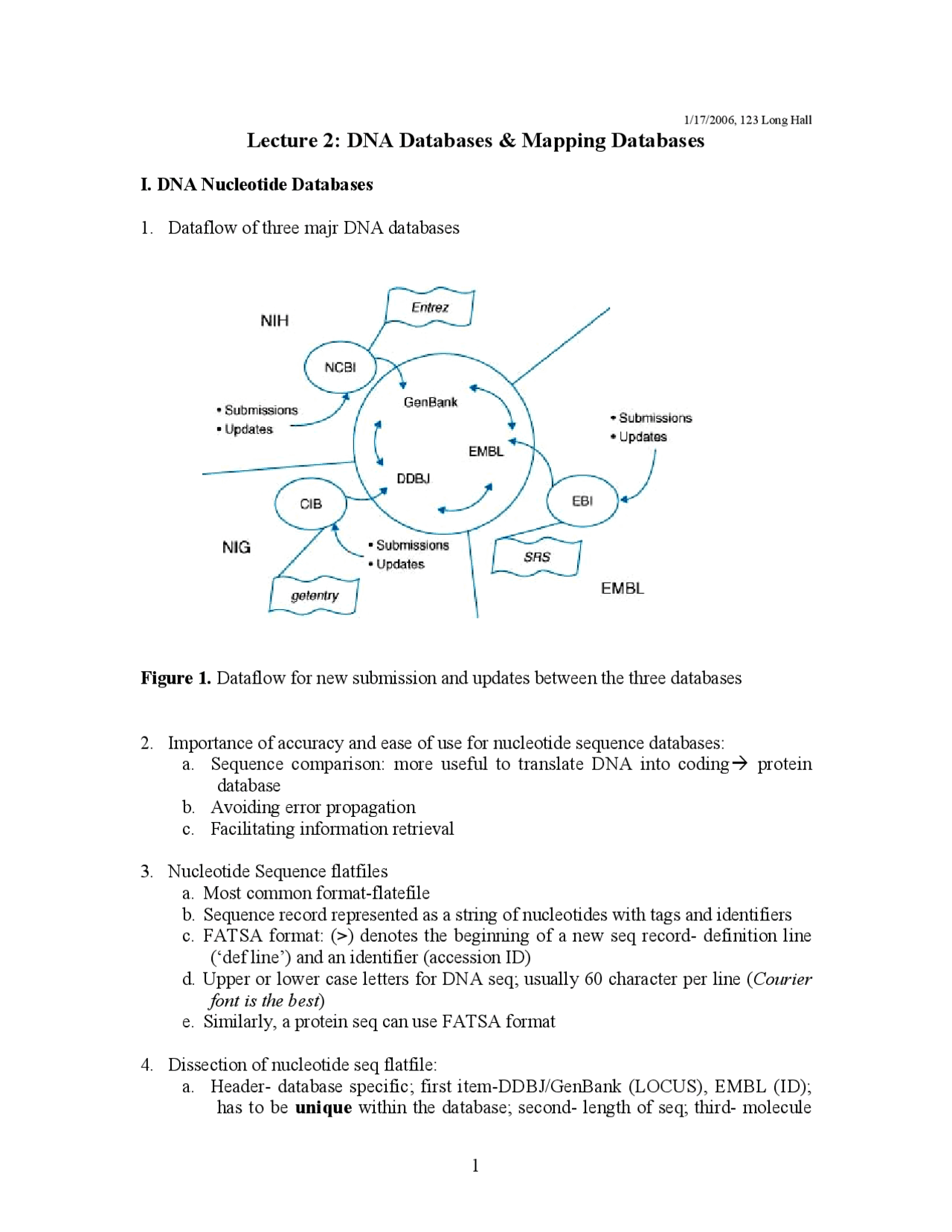 Dna Decoding Into A Database DNA Databases and Mapping Databases in Bioinformatics - Study Guide ...