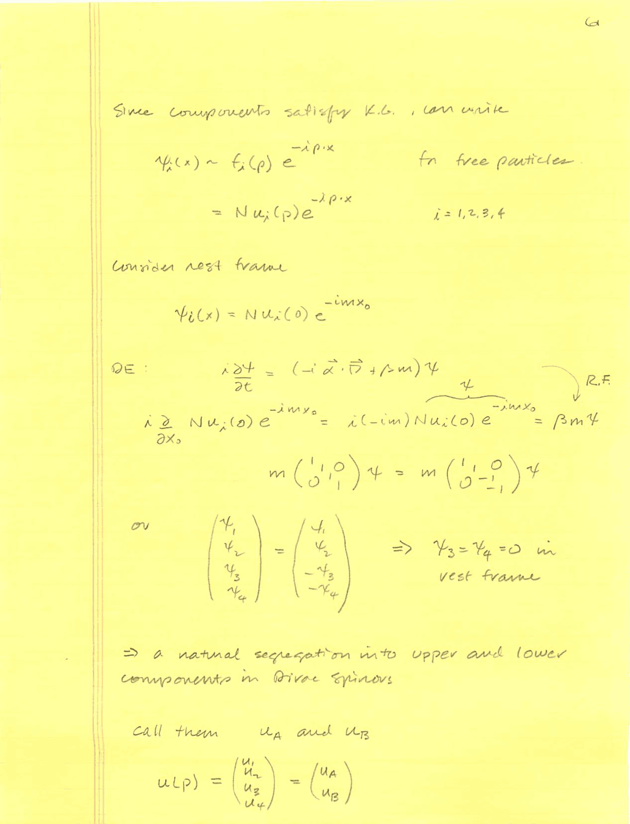 Class Notes For Advanced Quantum Mechanics Phy 853 Study Notes