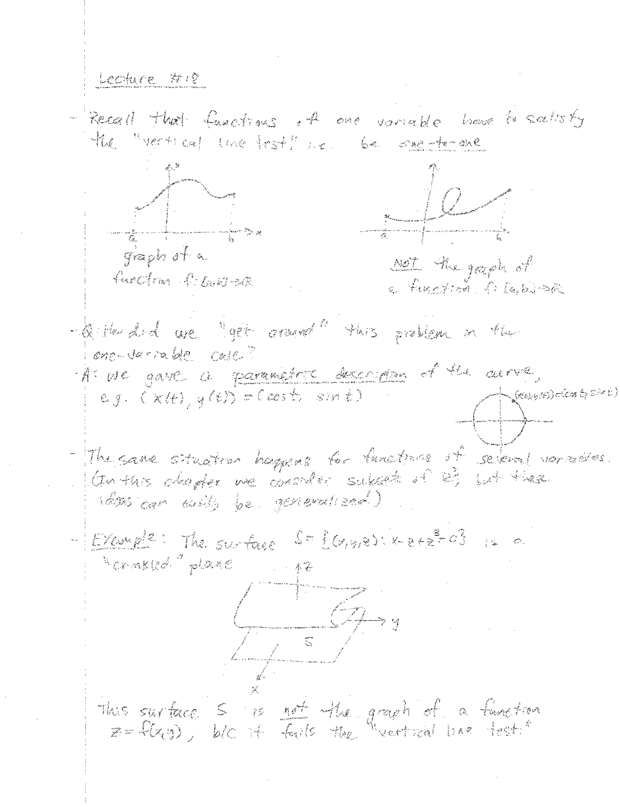 Solved Problems Example on Calculus IV | MATH 2242 - Docsity
